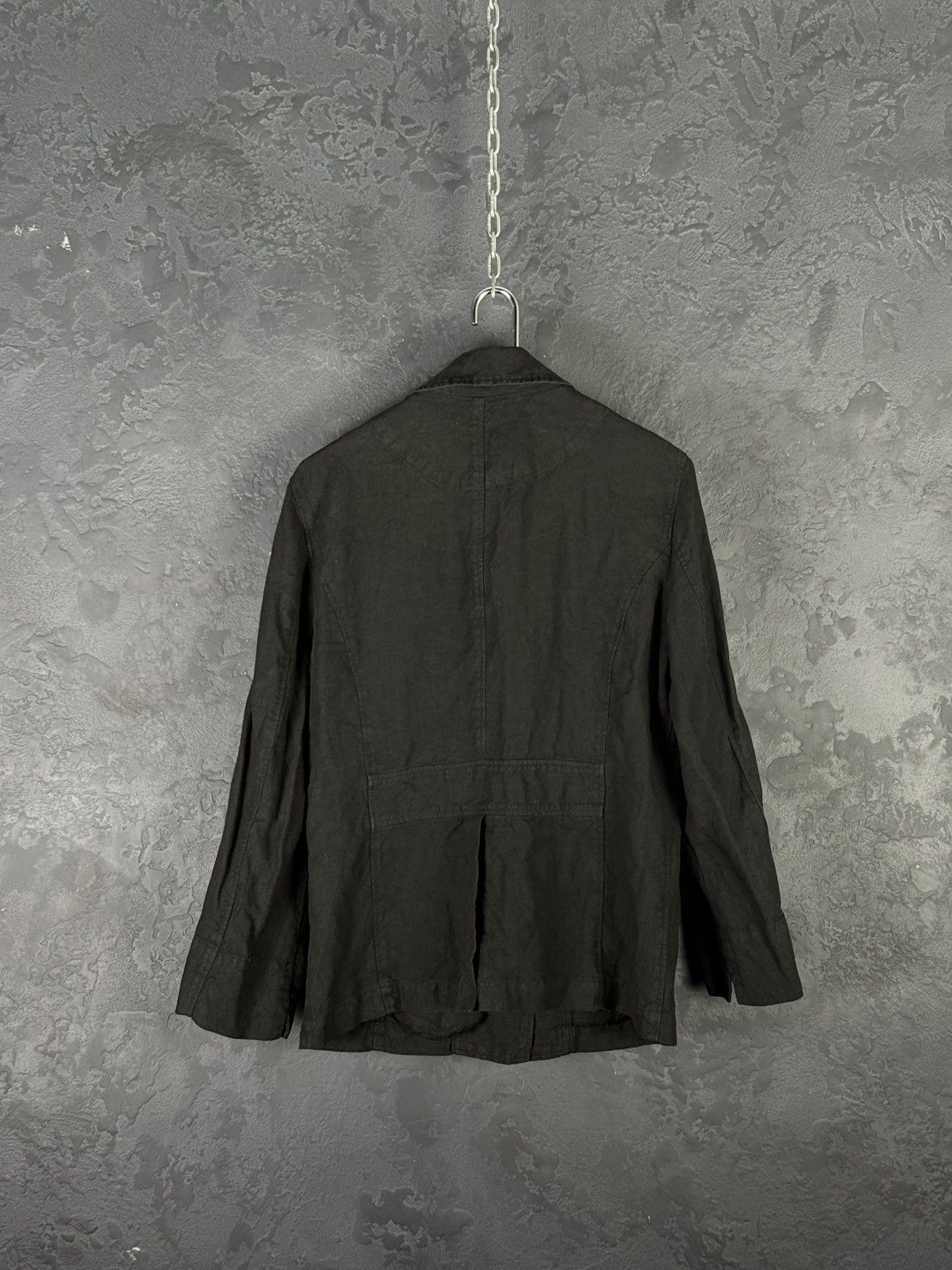 OSKA OSKA Black Light Linen Twill Button Front Jacket Sz1 Regular Size S / US 4 / IT 40 - 6 Thumbnail