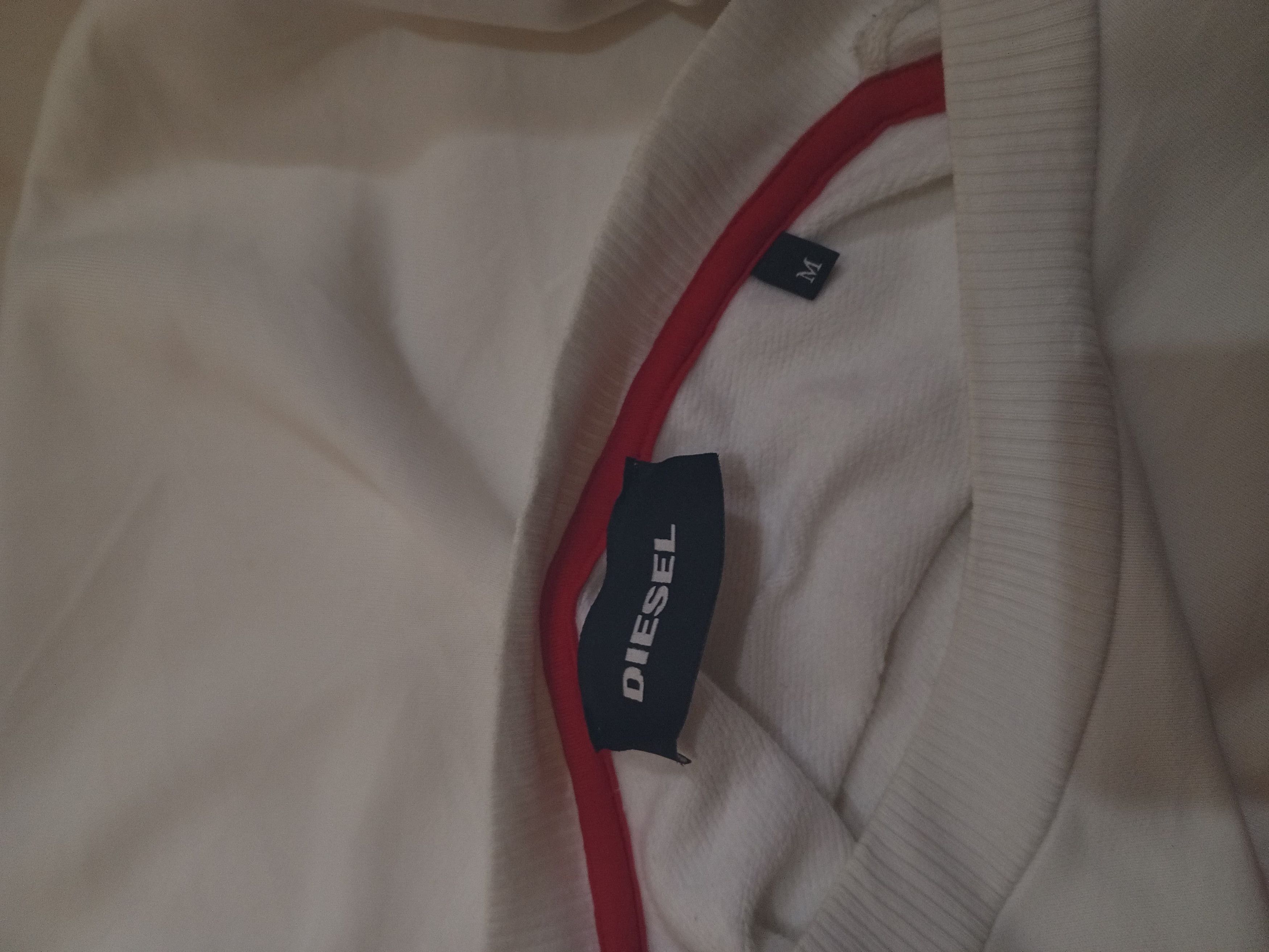 Diesel Diesel SSamy Felpa white Sweatshirt sz.M (oversized) Size US M / EU 48-50 / 2 - 4 Thumbnail