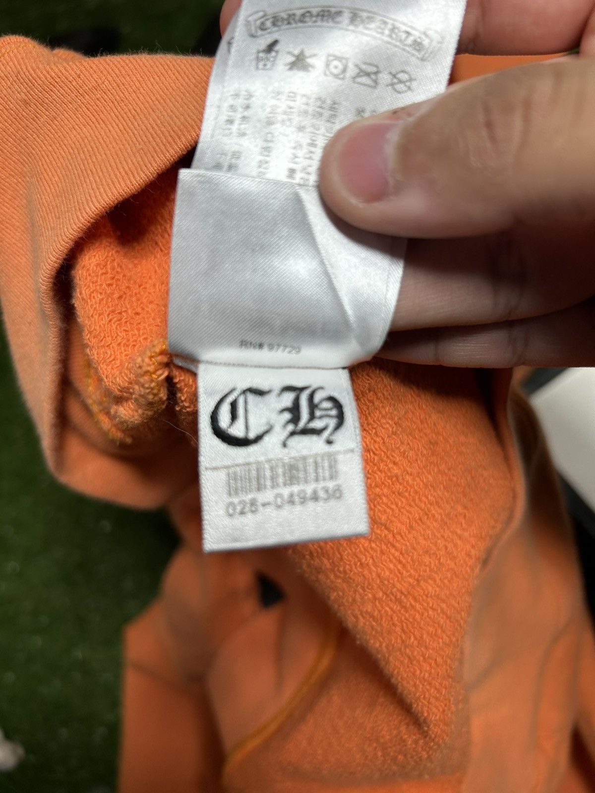 Chrome Hearts Chrome hearts Dagger hoodie orange Size US XL / EU 56 / 4 - 14 Thumbnail
