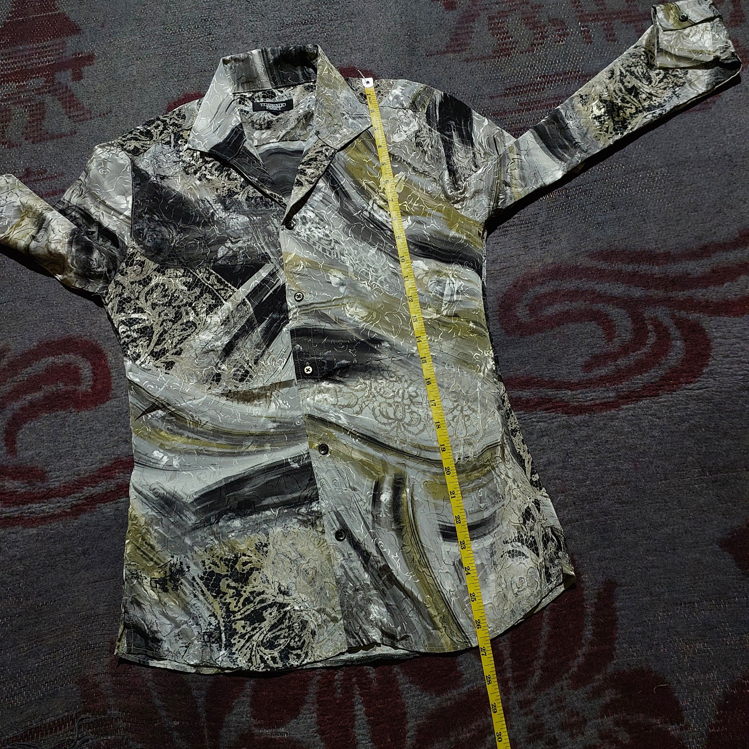 Tornado Mart Tornado mart open collar slik shirt Size US M / EU 48-50 / 2 - 13 Thumbnail