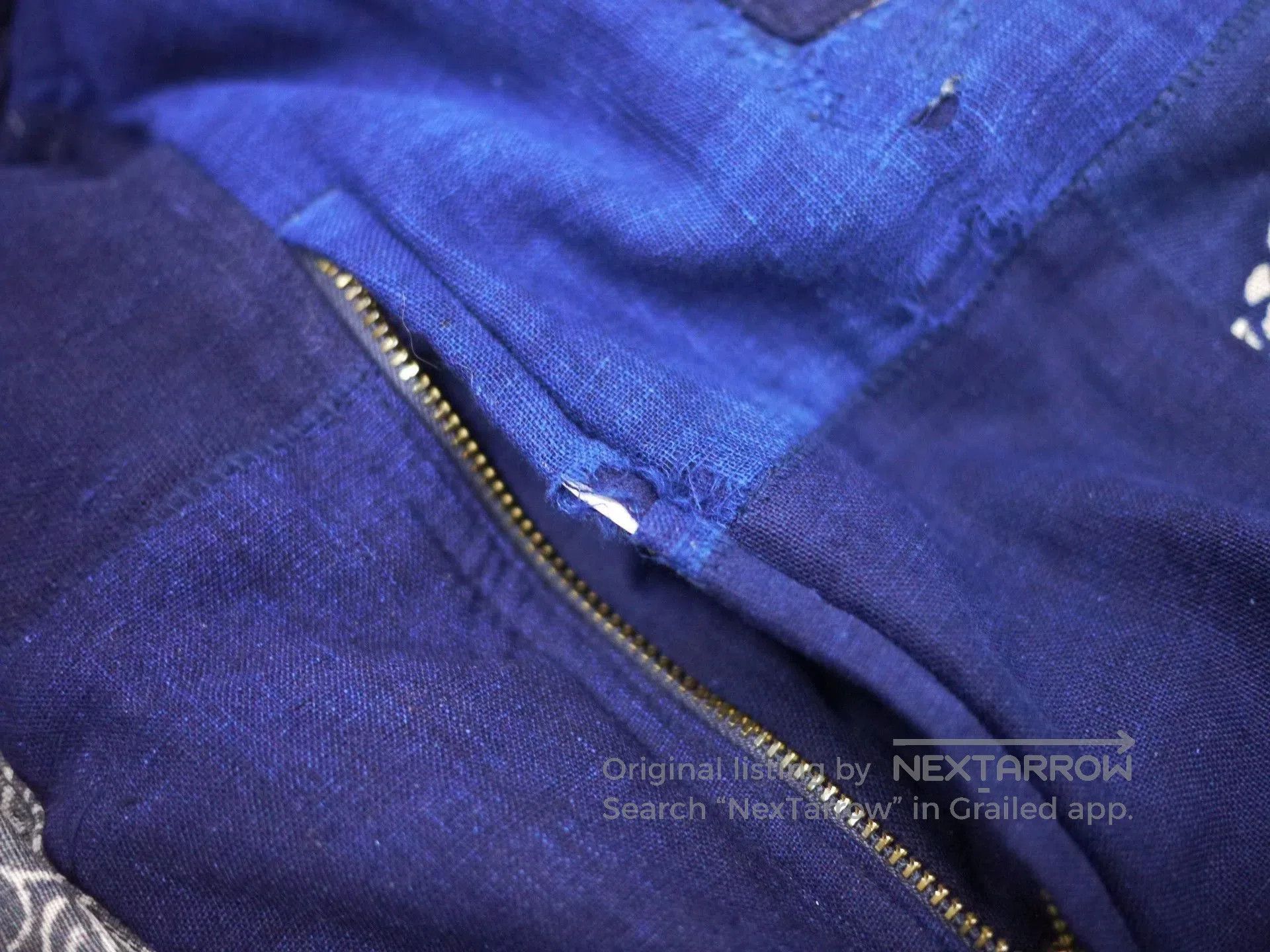 Visvim Blue Patchwork Button-Up Jacket Size M. Size US M / EU 48-50 / 2 - 8 Thumbnail
