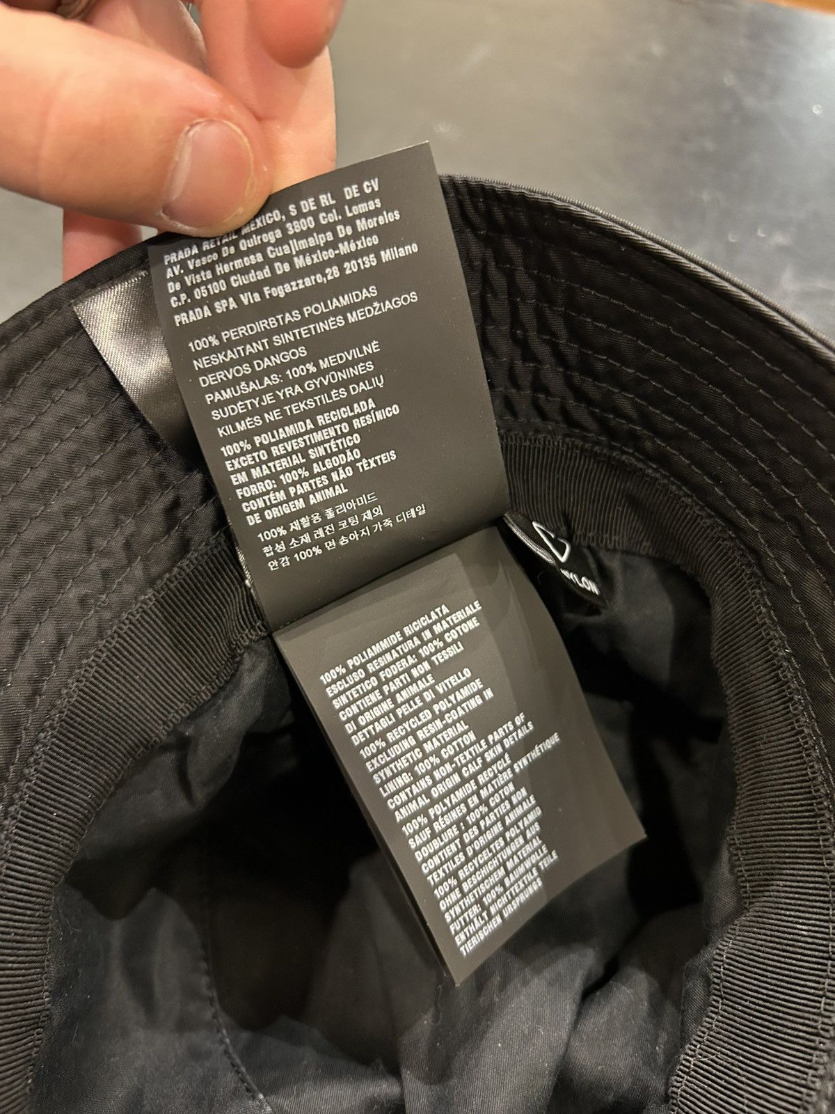 Prada Prada RE-Nylon Bucket Hat - Black Size ONE SIZE - 7 Thumbnail