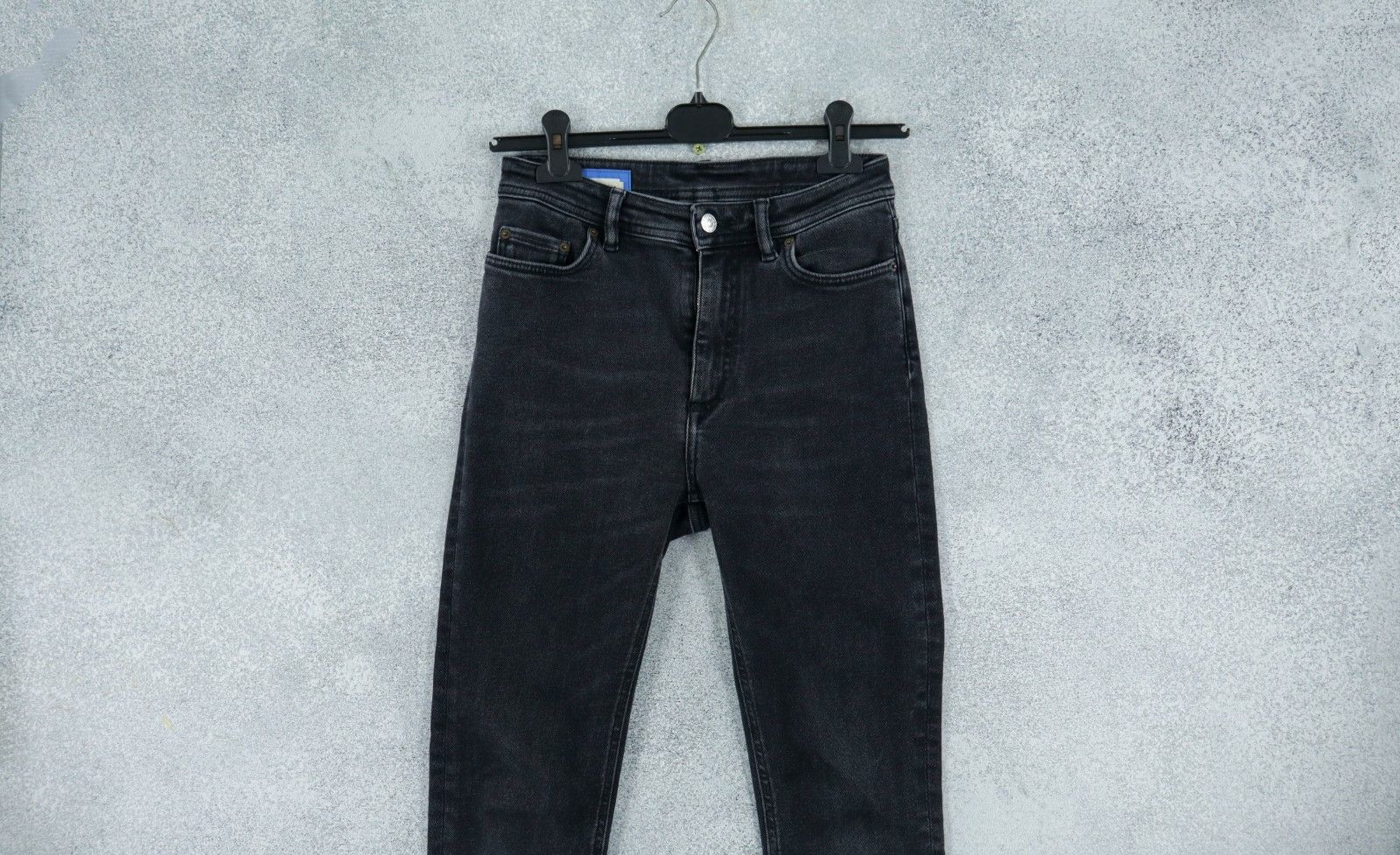 Acne Studios Acne Studios Peg Used Black Womens Jeans Made in Italy W26 Size 26" / US 2 / IT 38 - 2 Thumbnail
