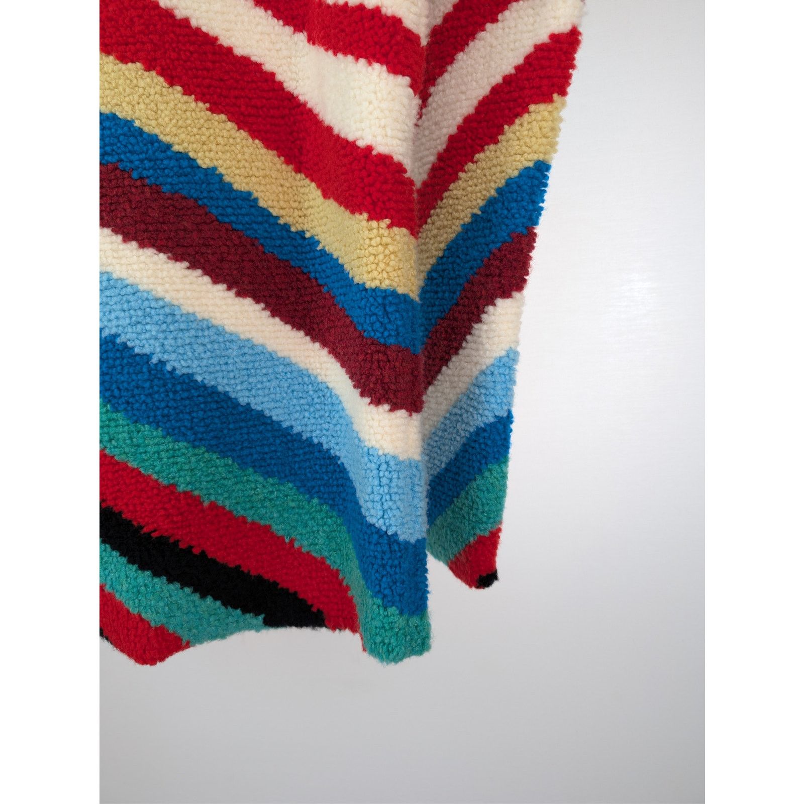 Bottega Veneta o1rshd1 Striped Loopy Knit Wool-Blend Sweater in Multicolor Size US M / EU 48-50 / 2 - 14 Thumbnail