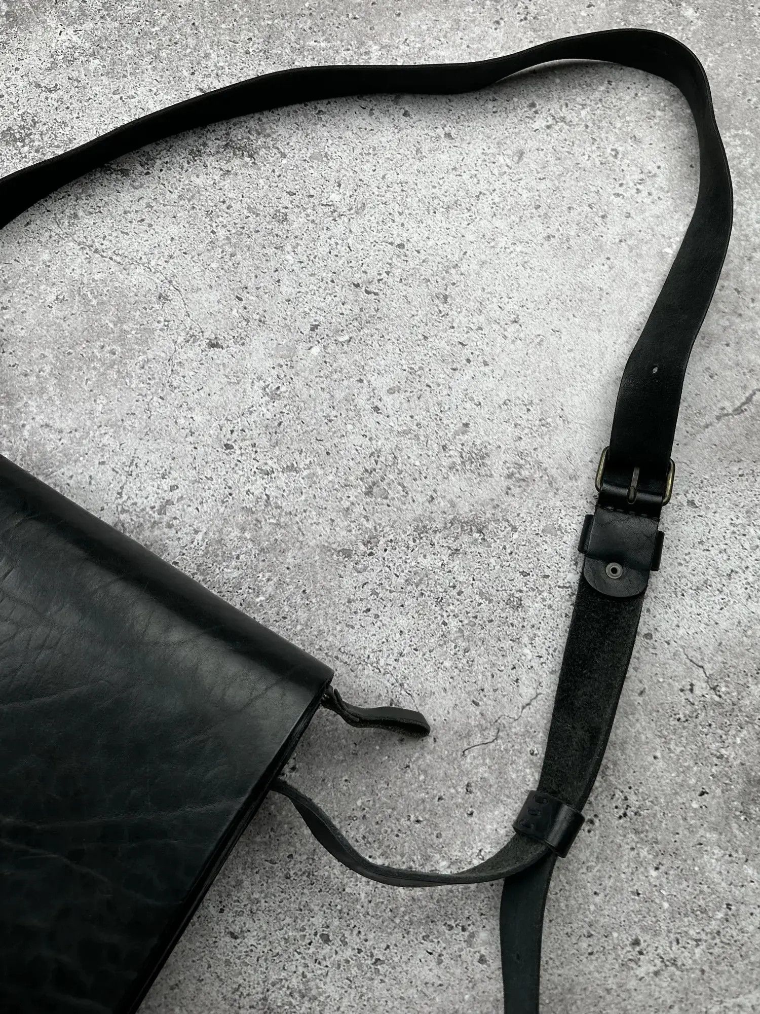 Japanese Brand Vintage Leather Bag C482(V187) Size ONE SIZE - 3 Thumbnail