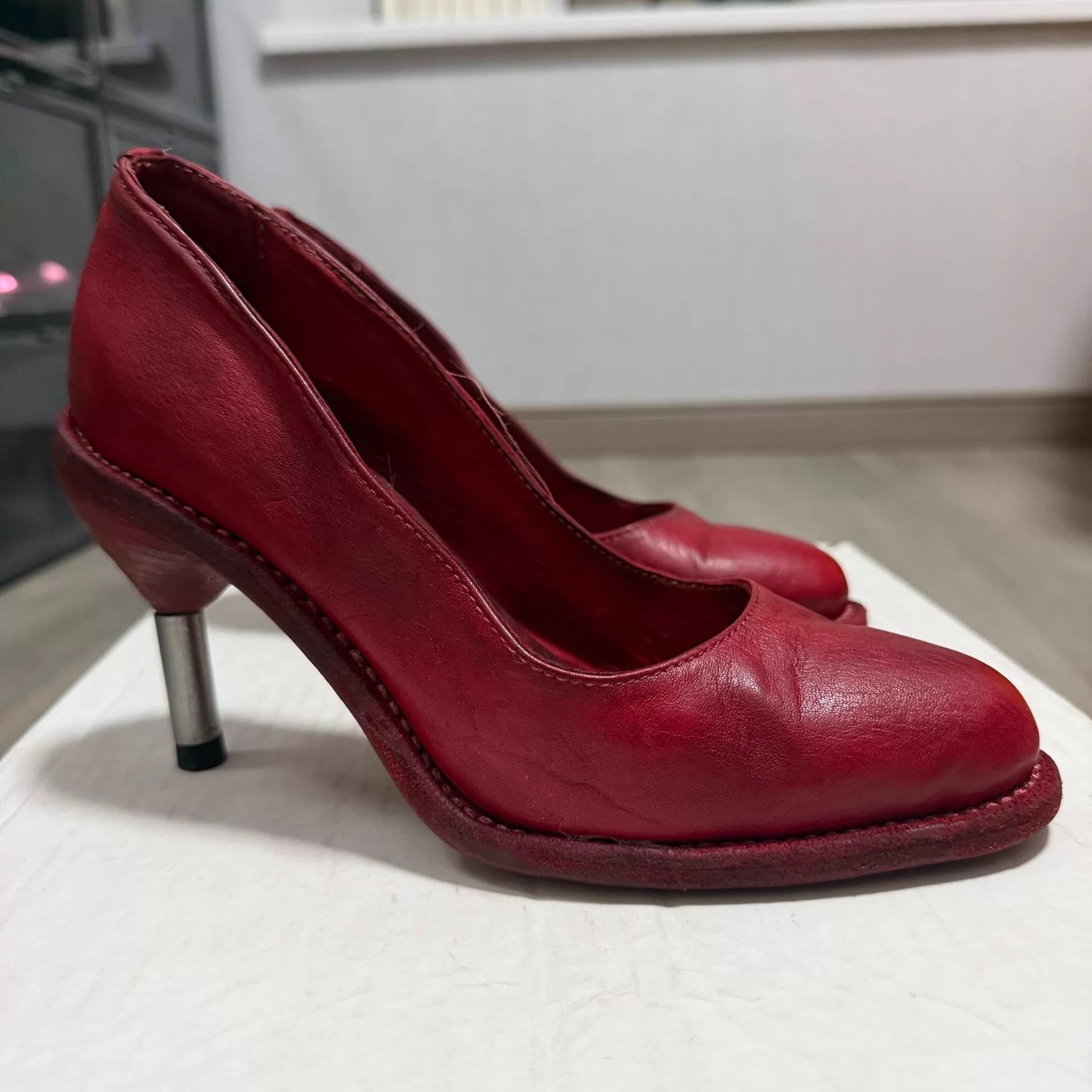Guidi Guidi Metallic Heels 36 Unused 8cm Heel Size US 5.5 / IT 35.5 - 1 Thumbnail