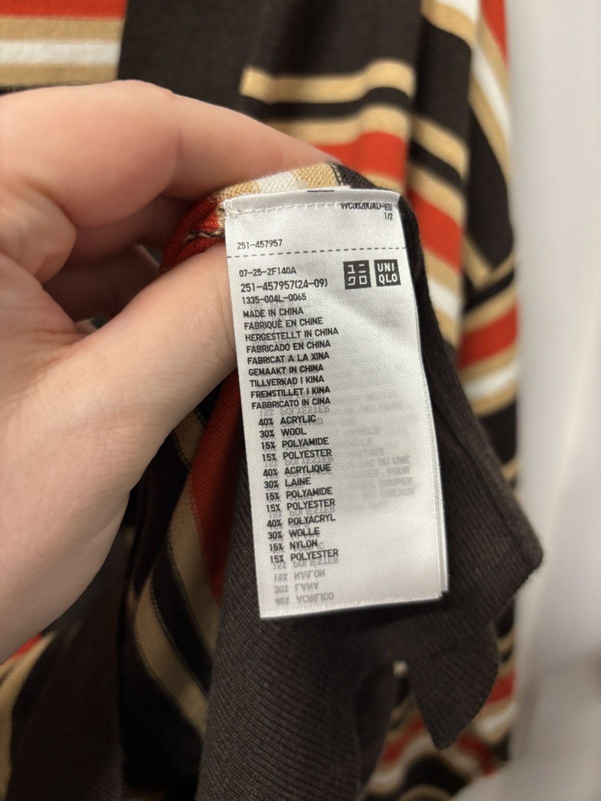 Marni Marni x uniqlo striped cardigan oversize japan fashion Size US L / EU 52-54 / 3 - 4 Thumbnail