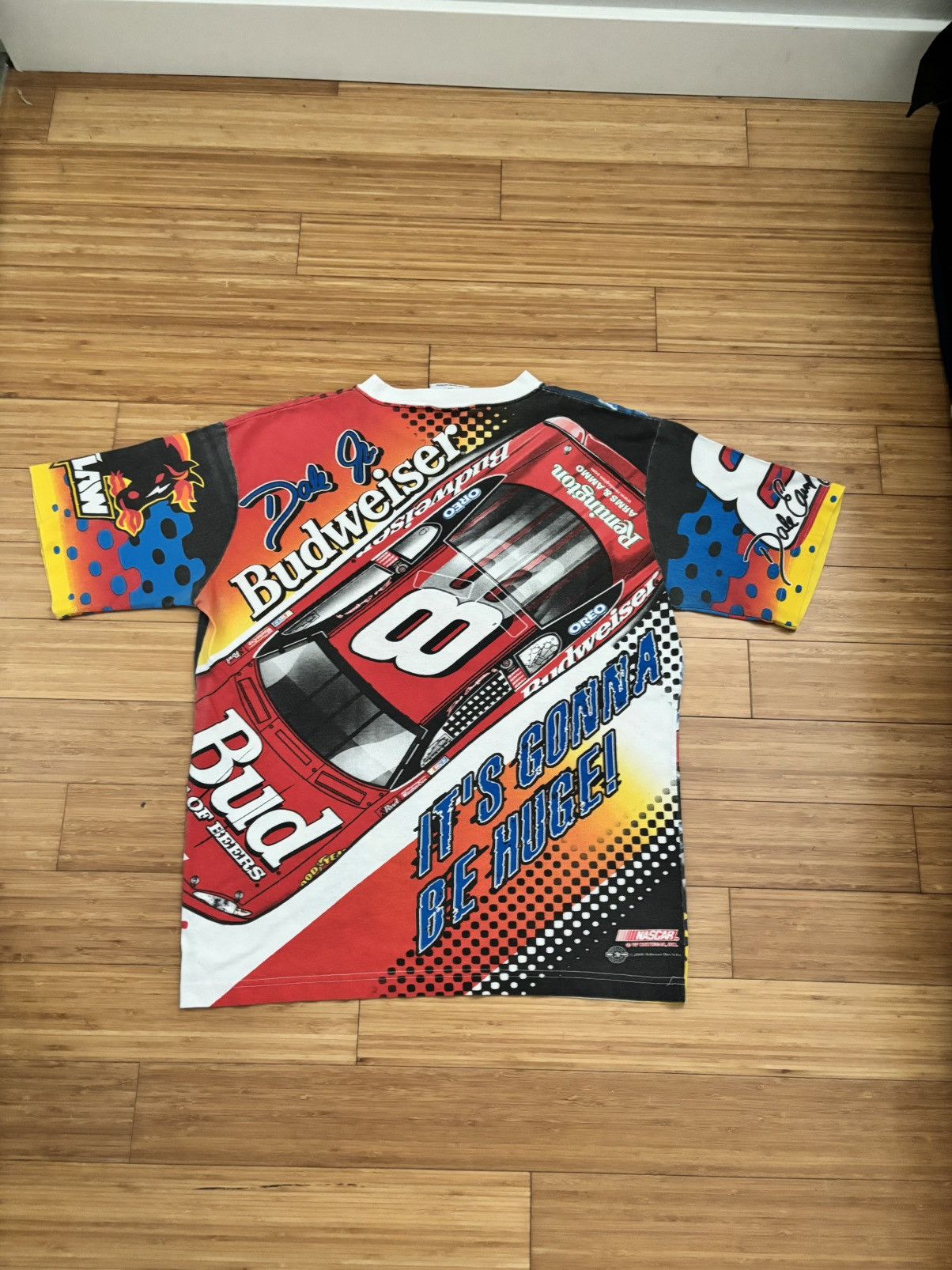 Chase Authentics × Vintage 1998 Dale Earnhardt Jr. Budweiser NASCAR racing tee, M Size US M / EU 48-50 / 2 - 2 Thumbnail