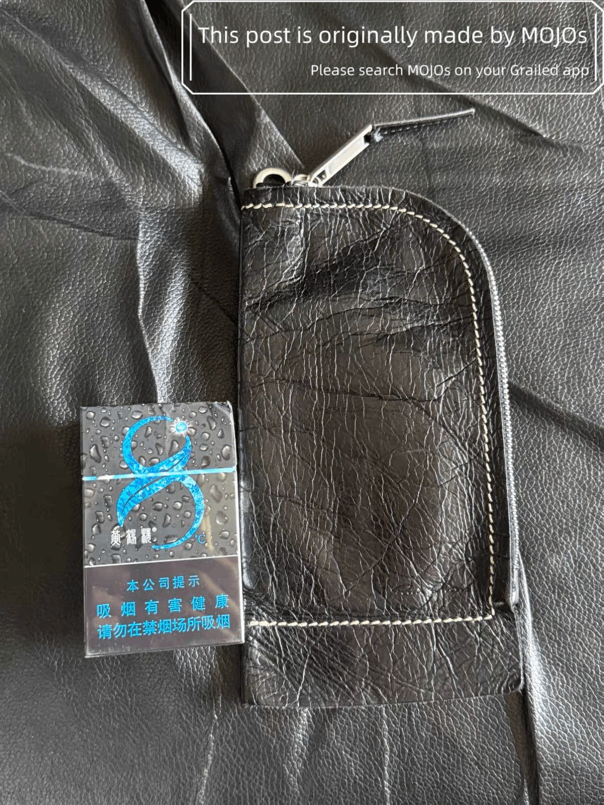 Rick Owens Rick Owens 18AW Leather Wallet mojos19491126 Size ONE SIZE - 9 Thumbnail