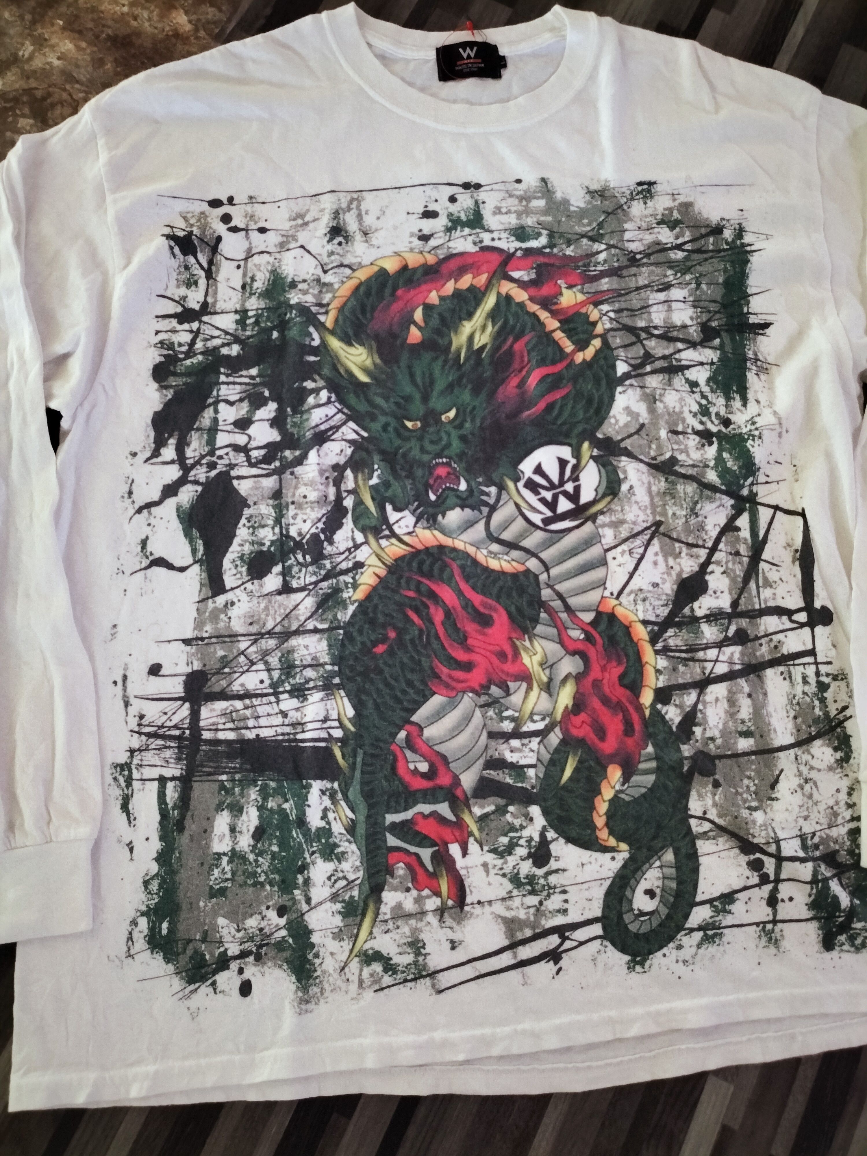 Japanese Brand Vintage Dragon Motive Yakuza Fashion Street Size US L / EU 52-54 / 3 - 4 Thumbnail