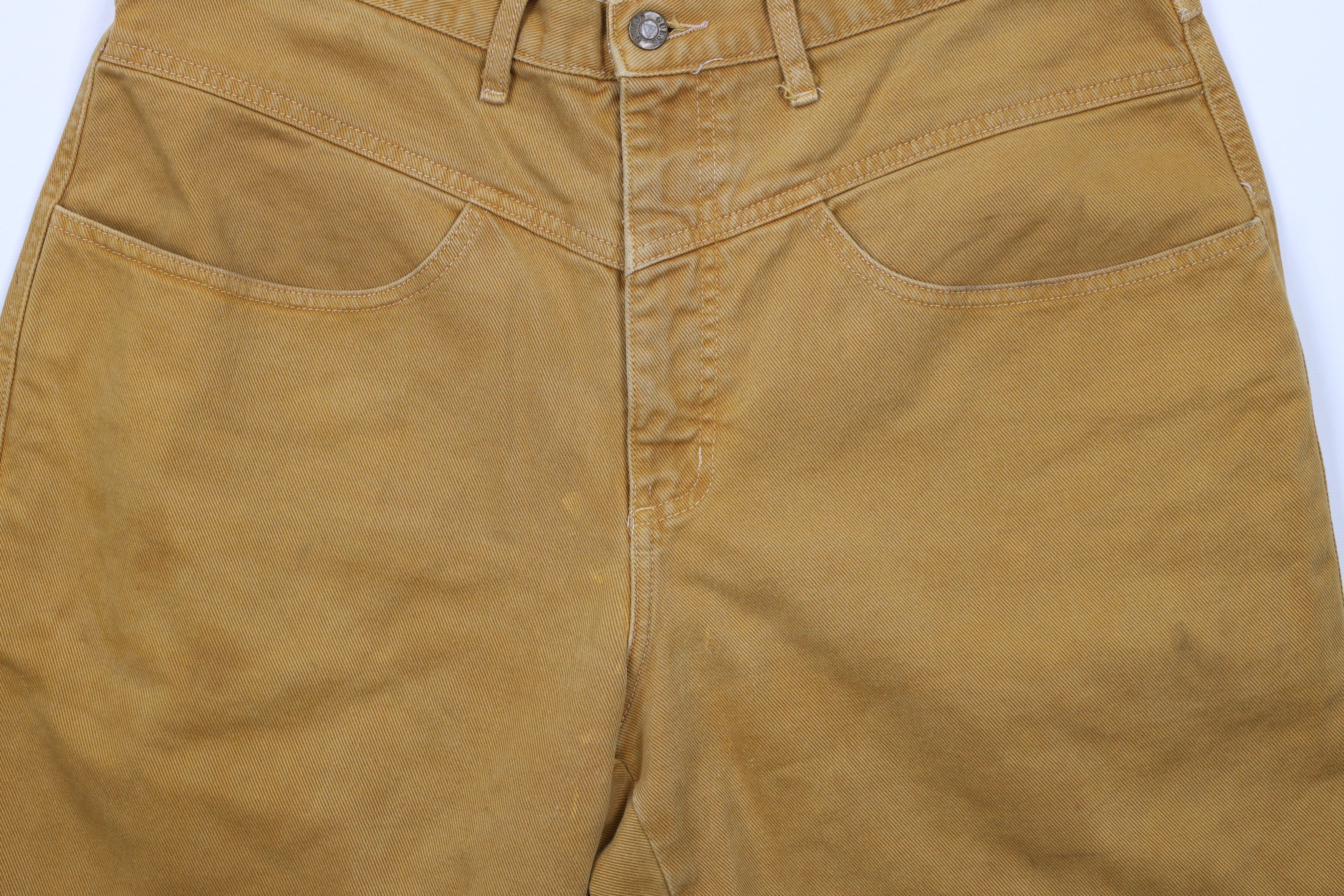 Guess × Vintage Vintage 90s Guess Denim Jean Shorts Jorts Wheat Brown USA Size US 34 / EU 50 - 3 Thumbnail
