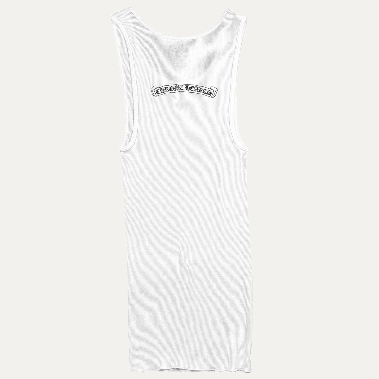 Chrome Hearts Chrome Hearts Scroll Logo Tank Top Size L / US 10 / IT 46 - 2 Thumbnail