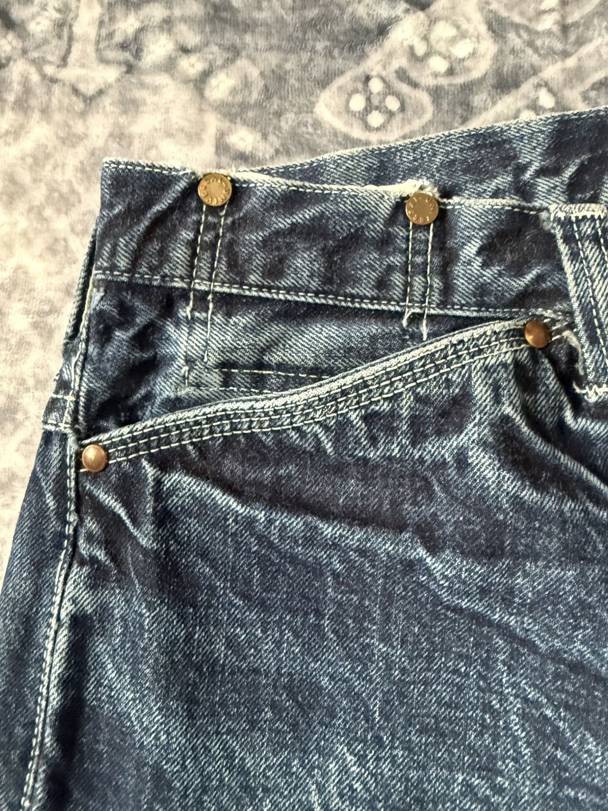 Indigo × Tender Co. Tender Co. Type 130 Pocket Mouth lining Selvage Jeans Size US 30 / EU 46 - 9 Thumbnail