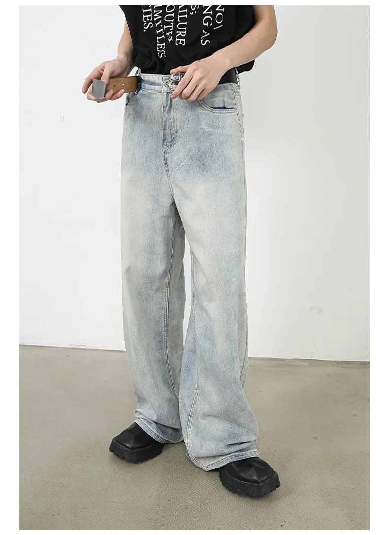 Jean American Retro Washed Baggy Jeans Size US 30 / EU 46 - 7 Thumbnail