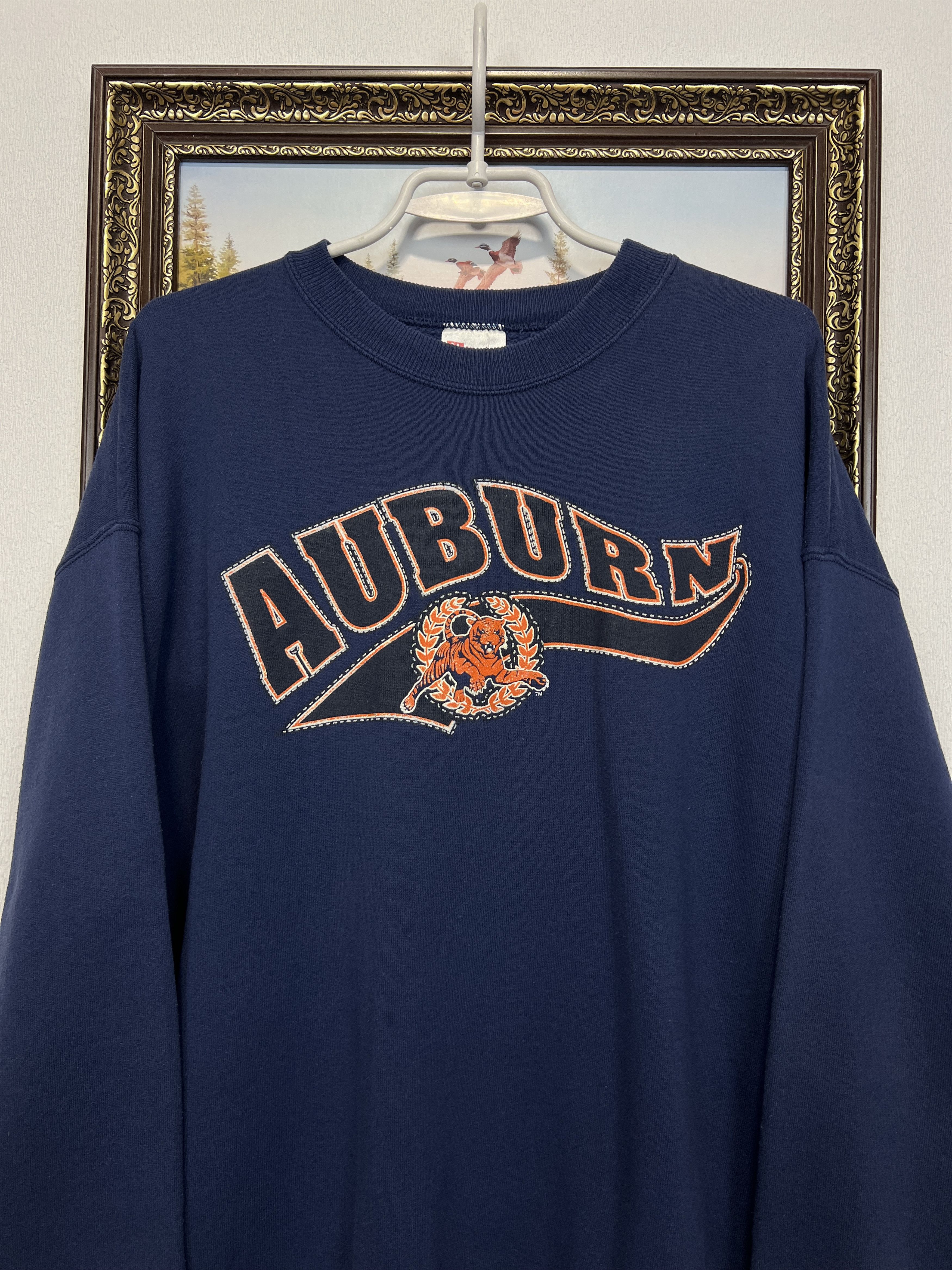 Vintage Vintage 90's Auburn Tigers Sweatshirt College NCAA Crewneck Size US XL / EU 56 / 4 - 2 Thumbnail
