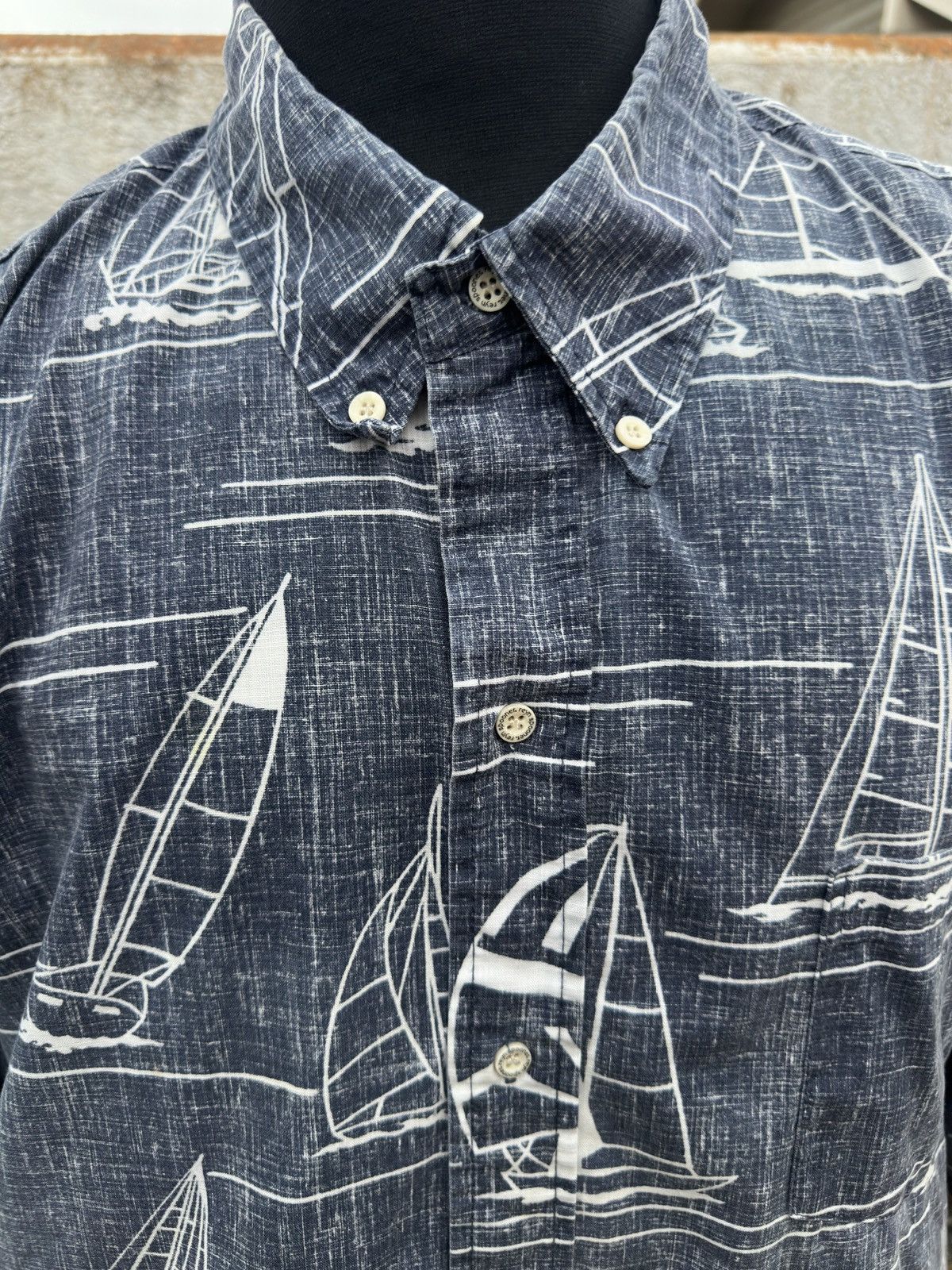 Reyn Spooner PreOwned Reyn Spooner Classic Fit Hawaiian Blue Men's 3XL Size US XXL / EU 58 / 5 - 3 Thumbnail