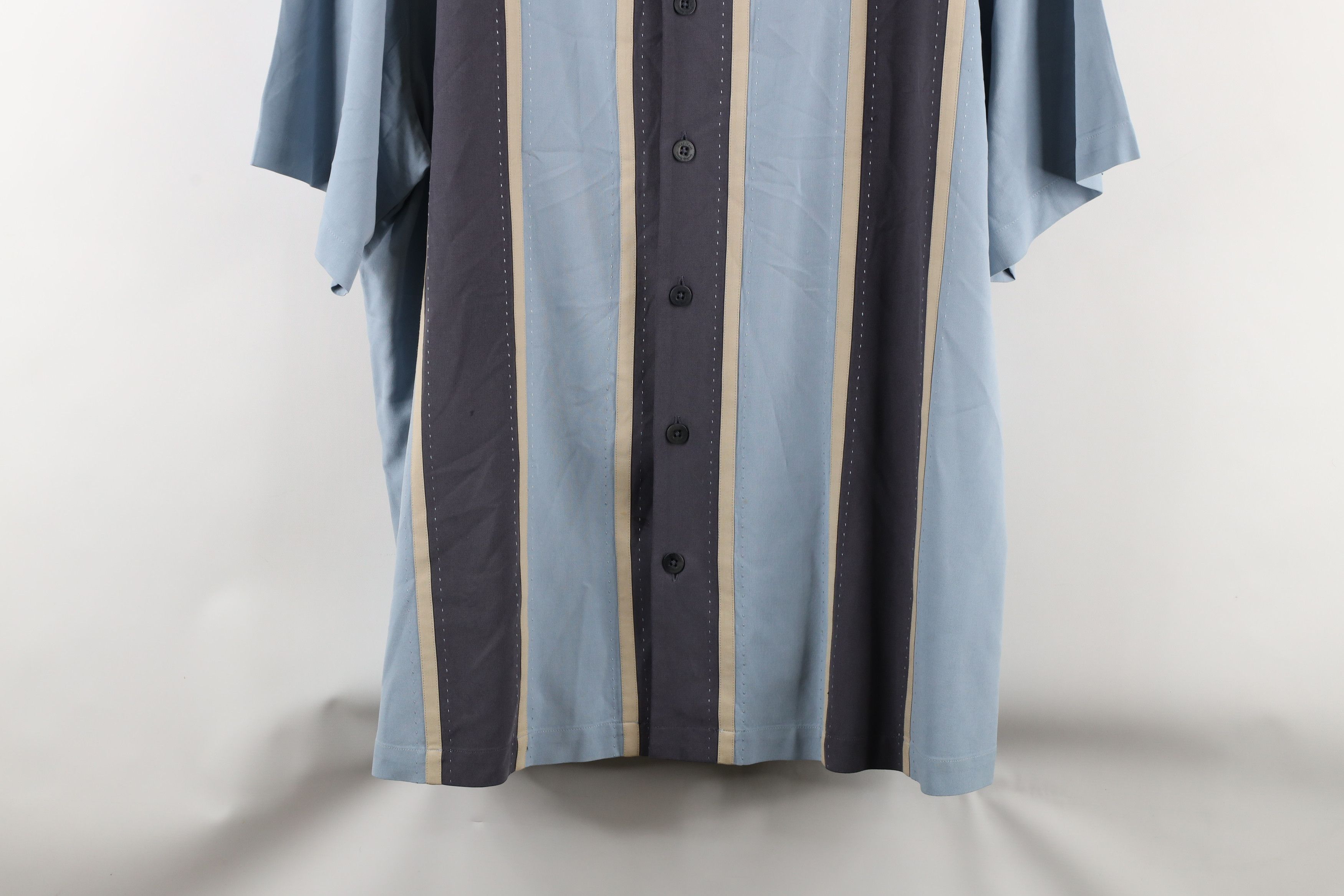 Nat Nast × Vintage Vintage Nat Nast Luxury Originals Looped Collar Button Shirt Size US XXL / EU 58 / 5 - 3 Thumbnail