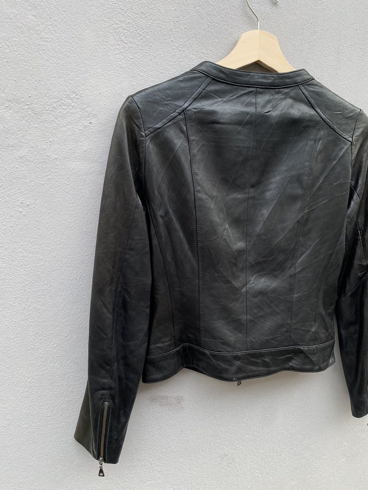 Yohji Yamamoto INÉD by Yohji Yamamoto Biker Leather Sheep Skin Jacket Size L / US 10 / IT 46 - 12 Thumbnail