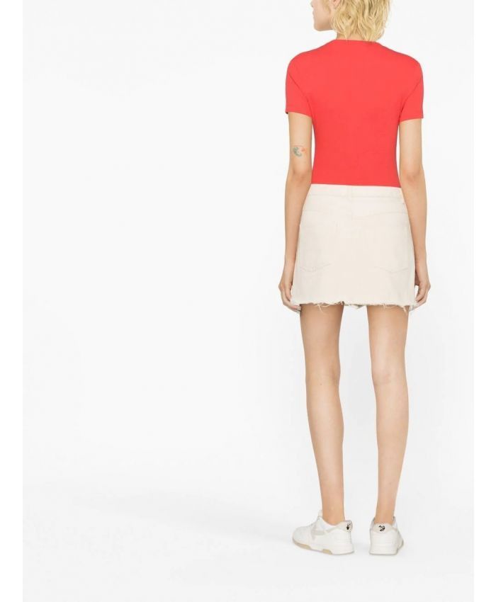 Off-White o1gr1nt0325 Stamp T-Shirt in Red Size M / US 6-8 / IT 42-44 - 3 Thumbnail