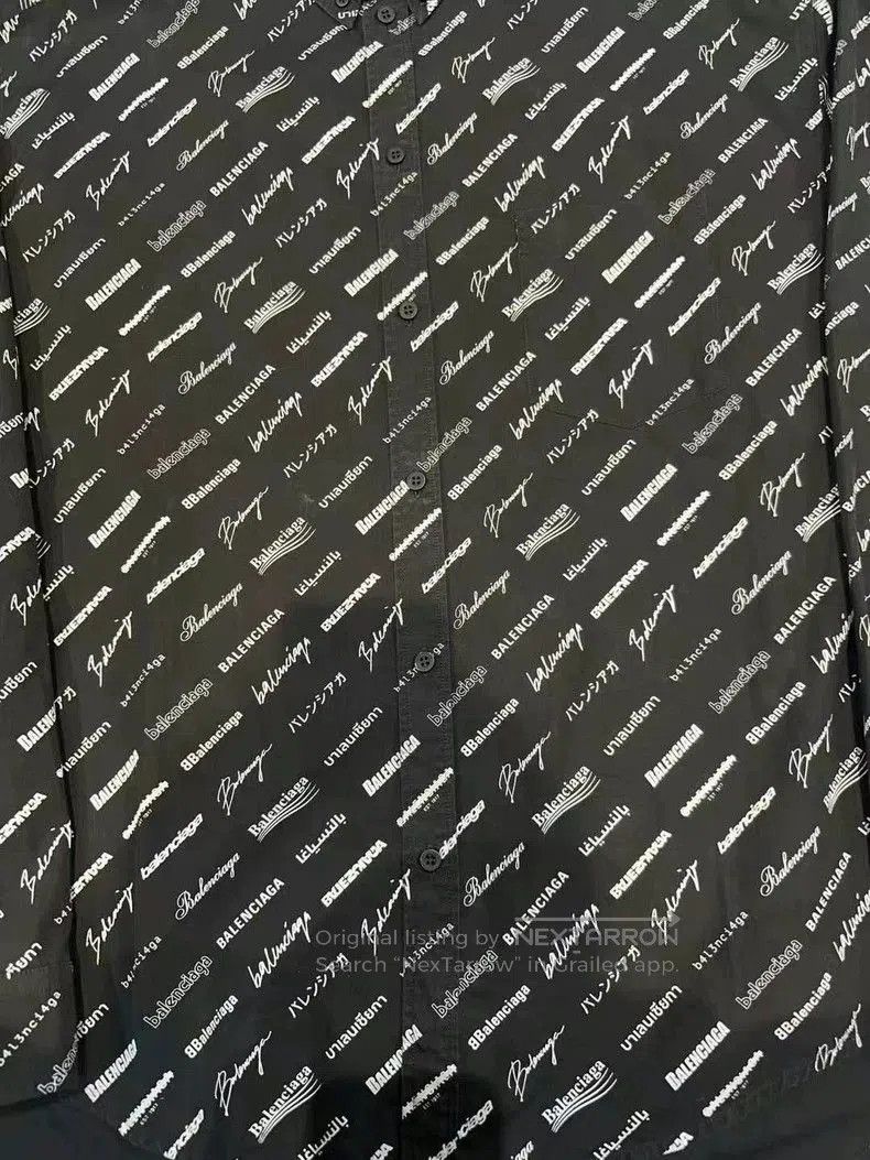 Balenciaga Balenciaga bullet comment letter logo long-sleeve shirt. Size US XS / EU 42 / 0 - 3 Thumbnail