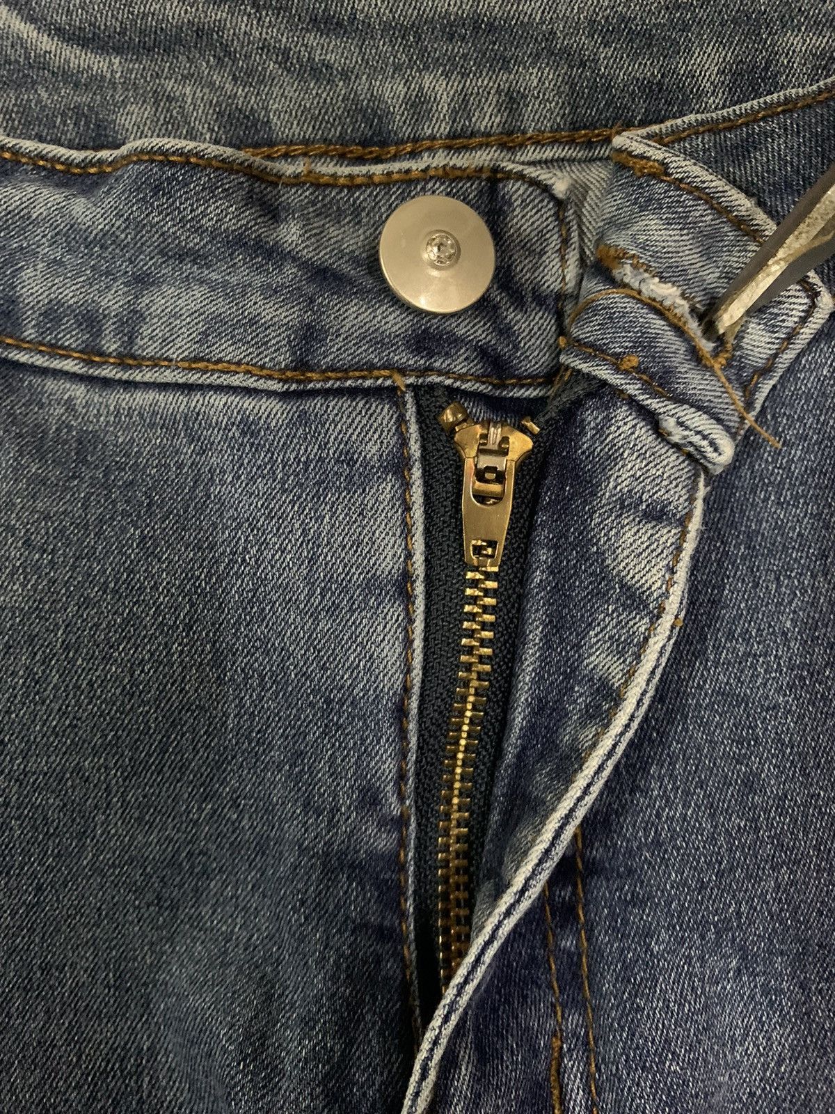 Japanese Brand Vintage Y2K Japanese Brand Flare Bell Bottom Jeans Size US 30 / EU 46 - 4 Thumbnail