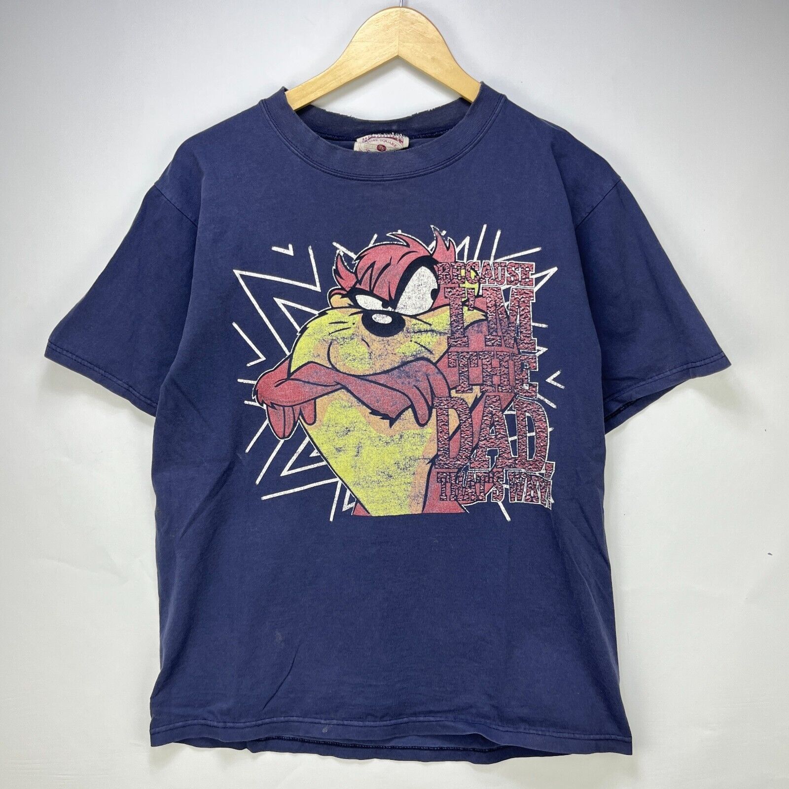 Vintage Vintage 90s Taz Looney Tunes Dad T Shirt Large Sun Faded Size US L / EU 52-54 / 3 - 1 Thumbnail