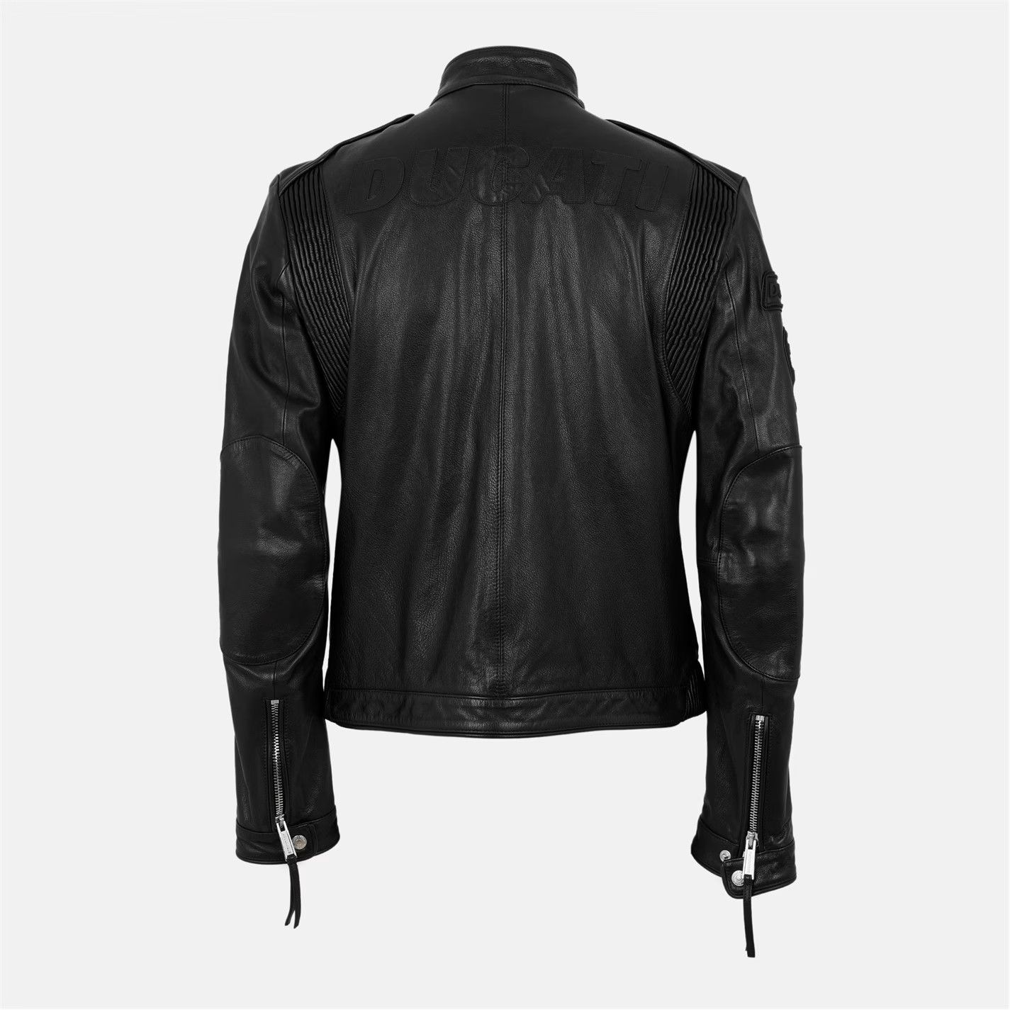 Dsquared2 o1g2r1mq0426 Leather Tailored Fit Jacket in Black Size US M / EU 48-50 / 2 - 2 Thumbnail
