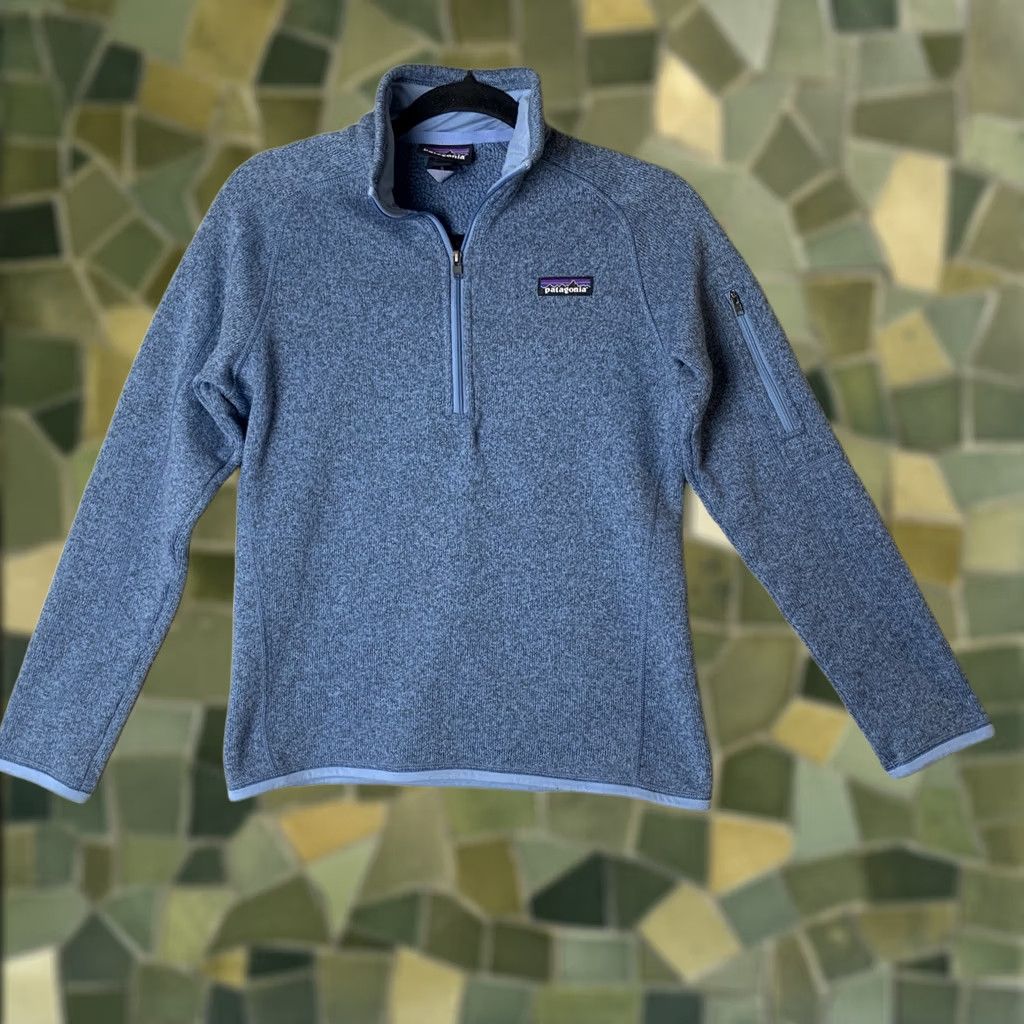 Patagonia Patagonia Better Sweater Women S Blue 1/4 Zip Fleece Pullover Jacket Size S / US 4 / IT 40 - 1 Thumbnail