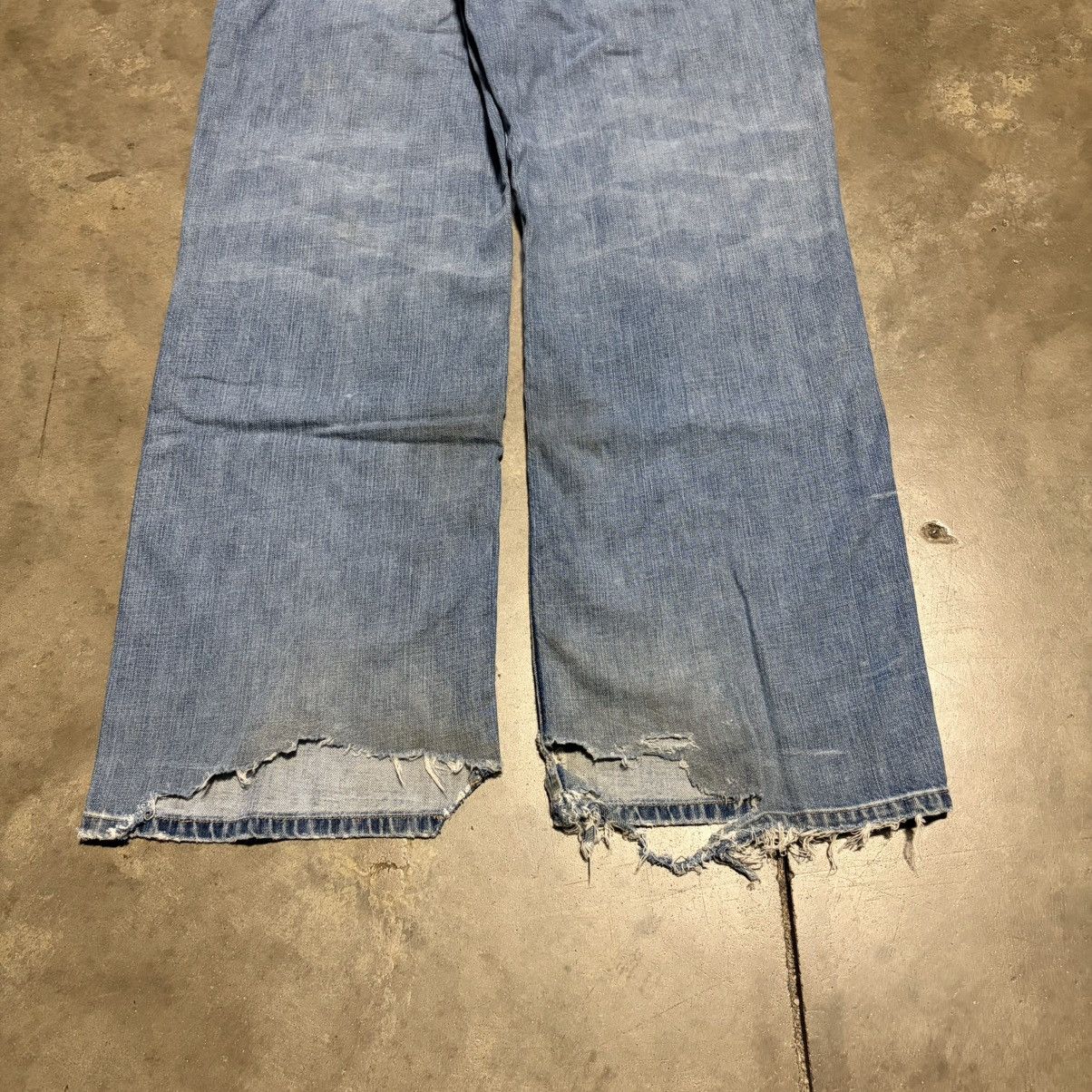 Ariat Vintage BKE San Antonio Bootcut Jeans Faded Distressed Patch Size US 36 / EU 52 - 8 Thumbnail