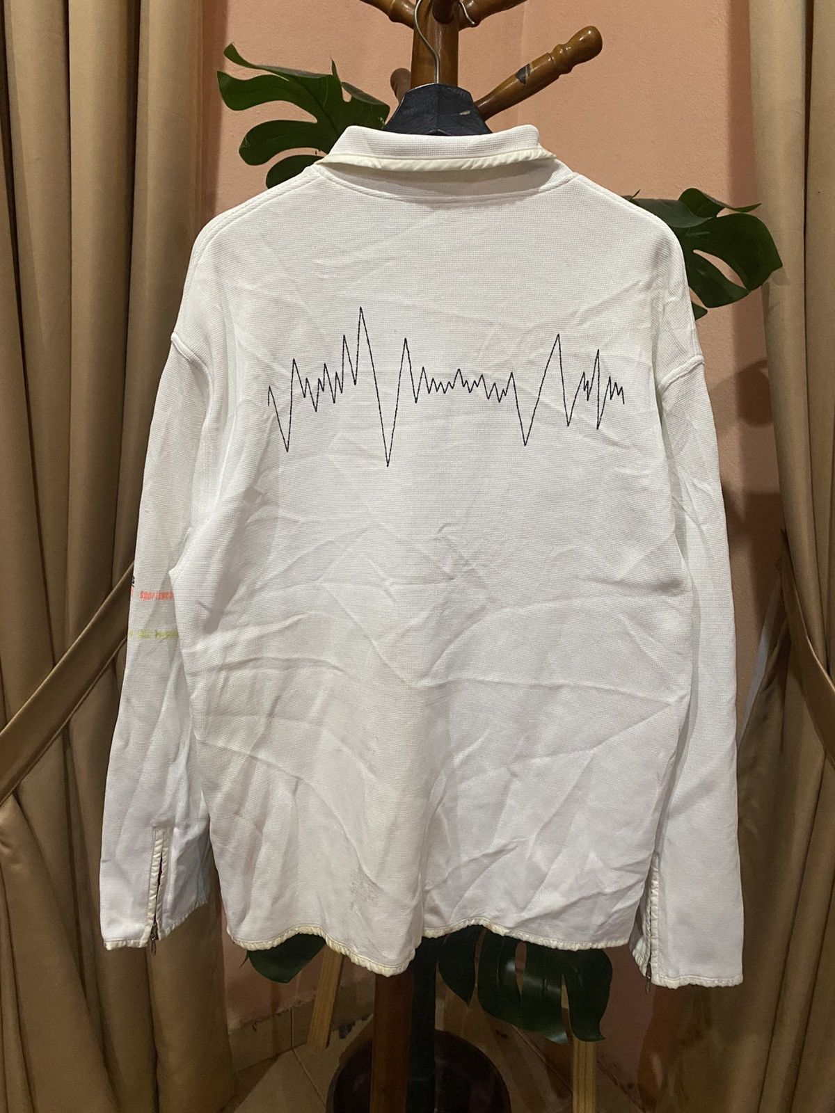 Jean Charles De Castelbajac Vintage Jean-Charles de Castelbajac Sport Mesh Jacket White Size US L / EU 52-54 / 3 - 6 Thumbnail