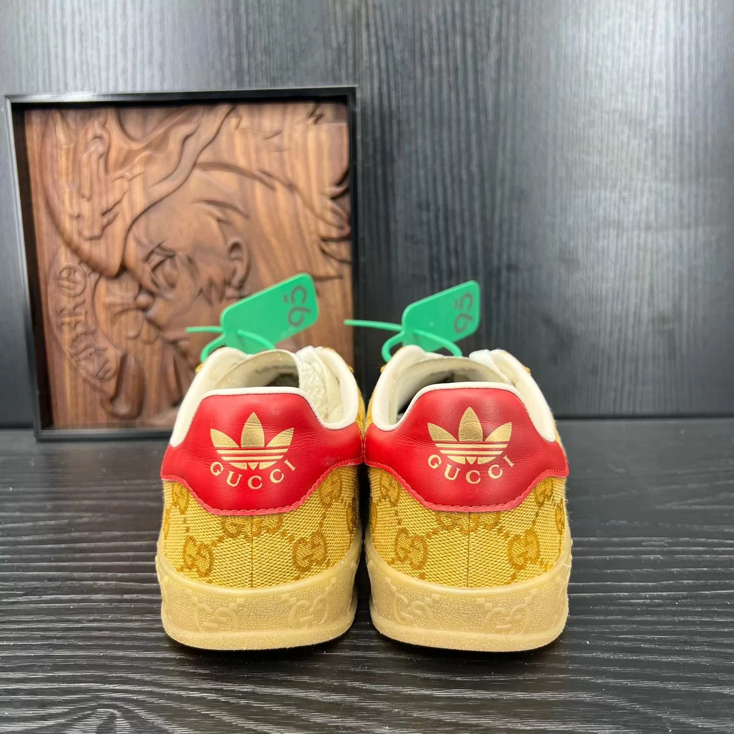 Gucci adidas x Gucci allover print sneaker 38.5 cream/brown new Size US 8 / IT 38 - 5 Thumbnail