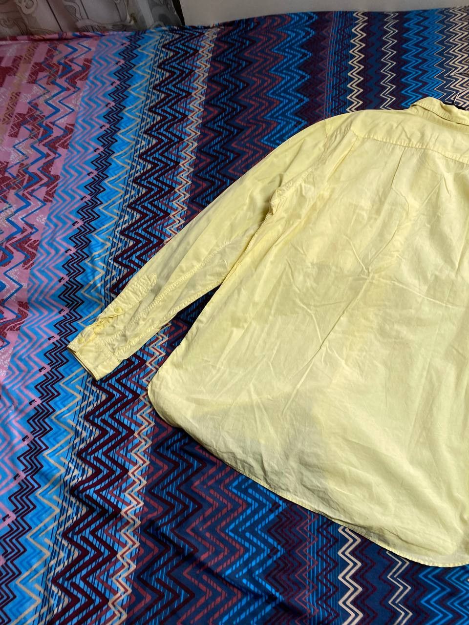 Lacoste Vintage Y2K shirt yellow Lacoste logo streetwear Size US L / EU 52-54 / 3 - 18 Thumbnail