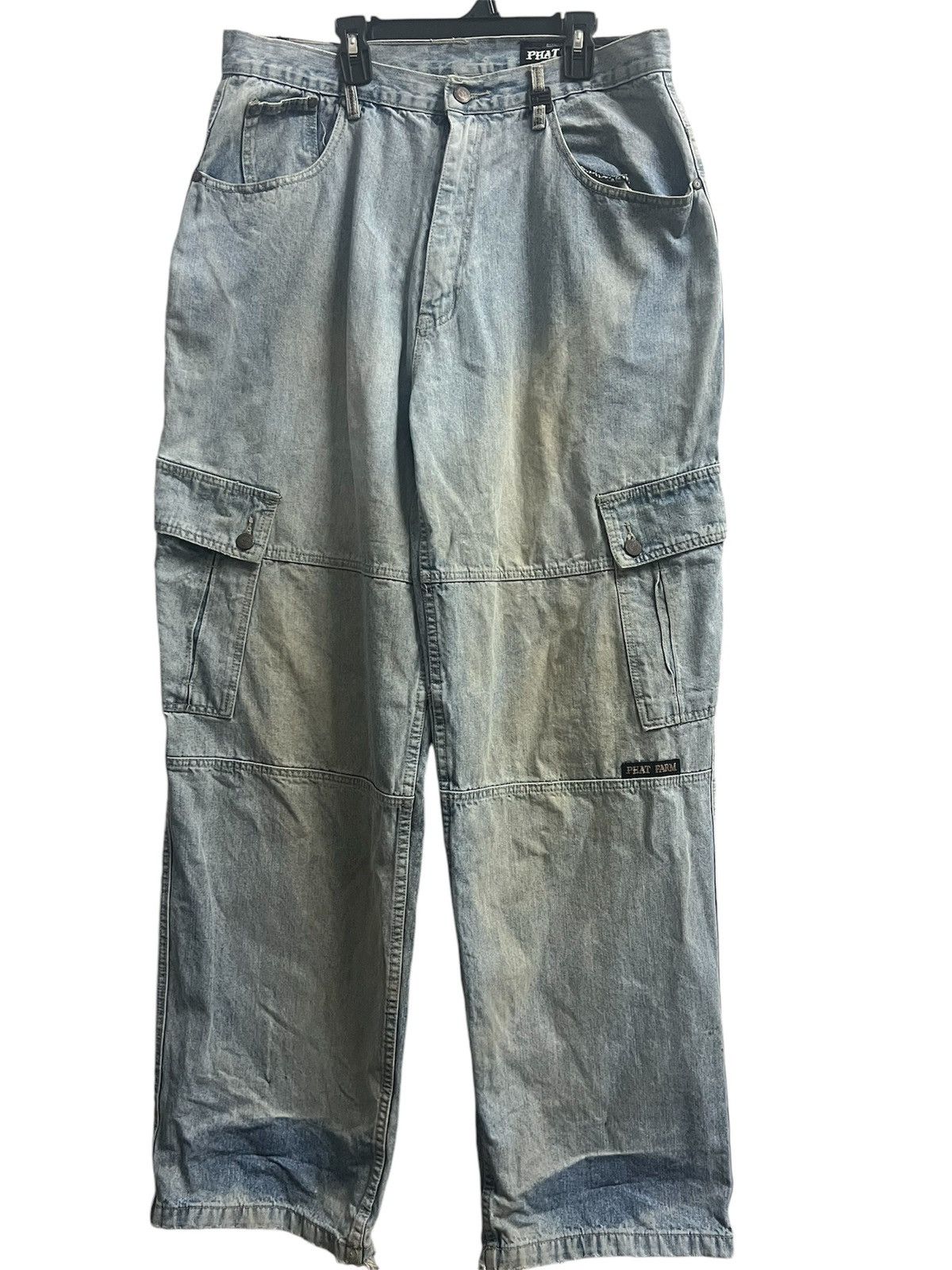 Phat Farm × Vintage PHAT FARM Vintage Cargo Carpenter Denim Size US 34 / EU 50 - 2 Thumbnail