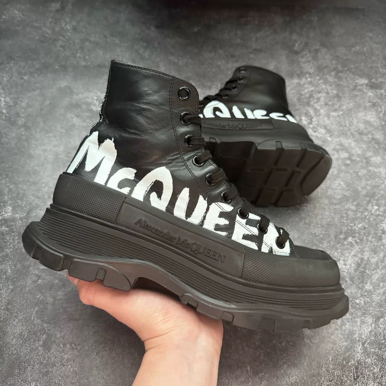 Alexander McQueen Alexander McQueen Graphic Boots 41 Men Size US 8.5 / EU 41-42 - 1 Thumbnail