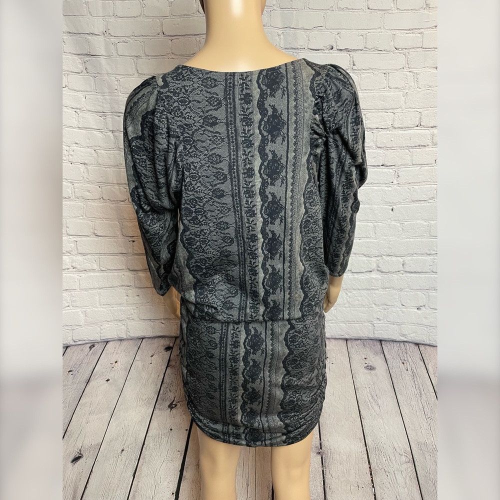 Juicy Couture Juicy Couture Lace Print Silk Blend Mini Dress Size L Size L / US 10 / IT 46 - 5 Thumbnail