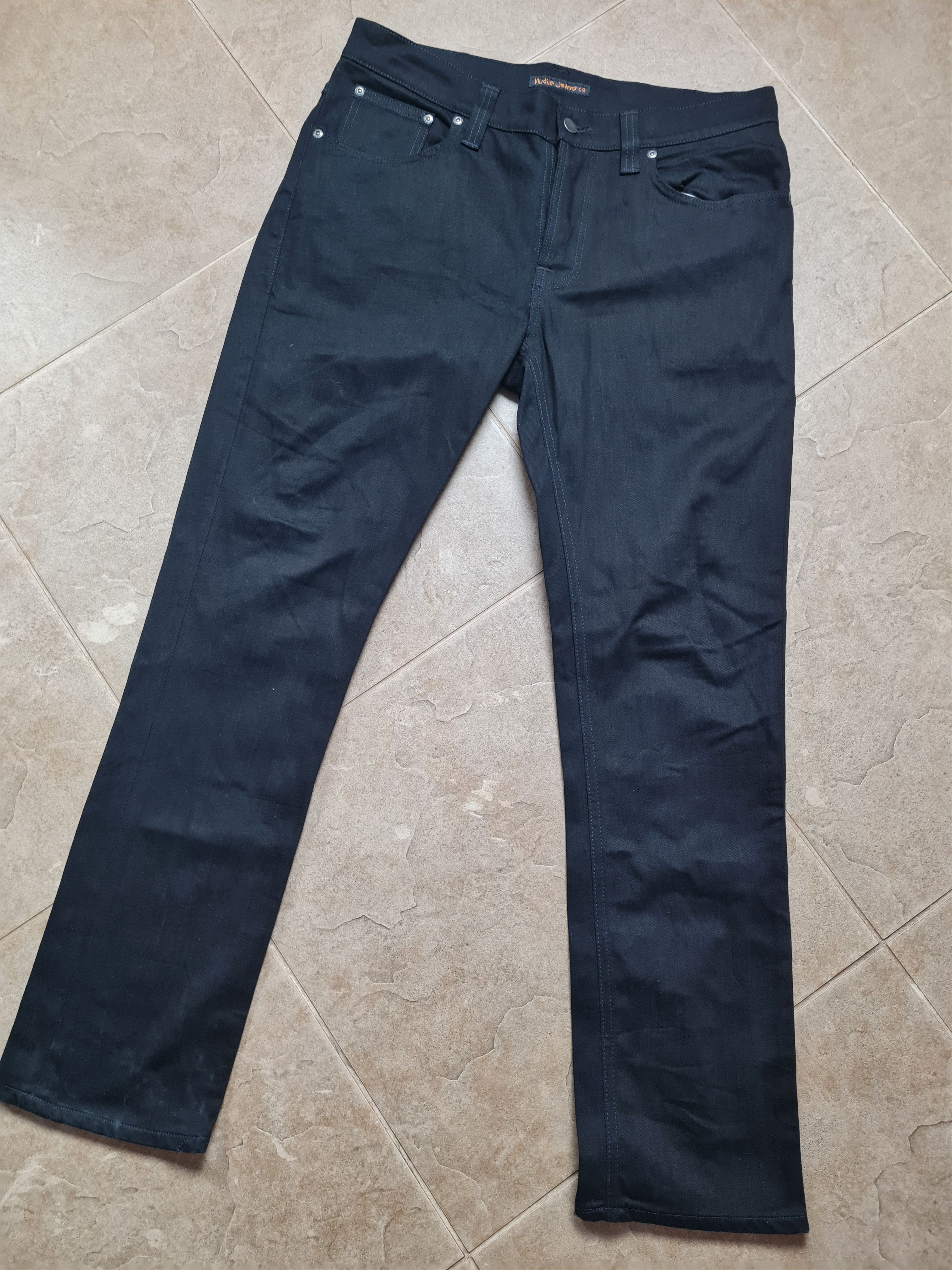 Nudie Jeans Vintage Denim Nudie Jeans Brute Knut Dry Cold Black 36/32 Size US 36 / EU 52 - 3 Thumbnail