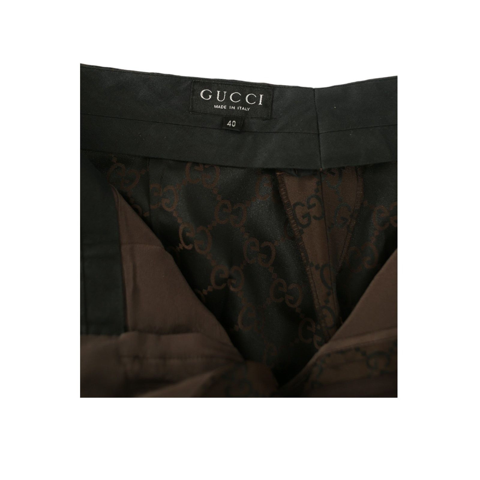 Gucci by Tom Ford S/S 1998 Monogram Pants Size 27" / US 4 / IT 40 - 3 Thumbnail