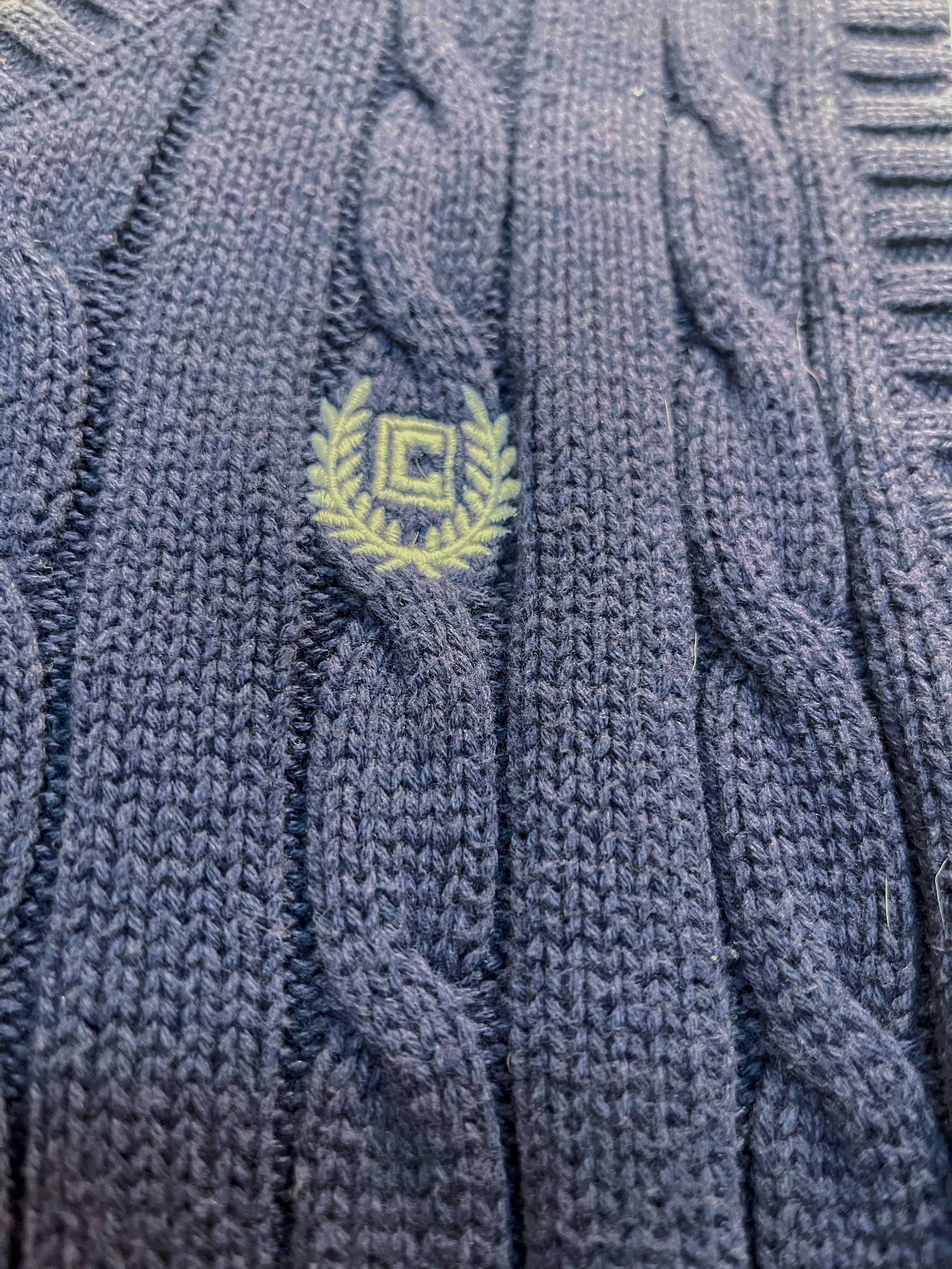 Chaps CHAPS Navy Sweater Vest Size L / US 10 / IT 46 - 2 Thumbnail