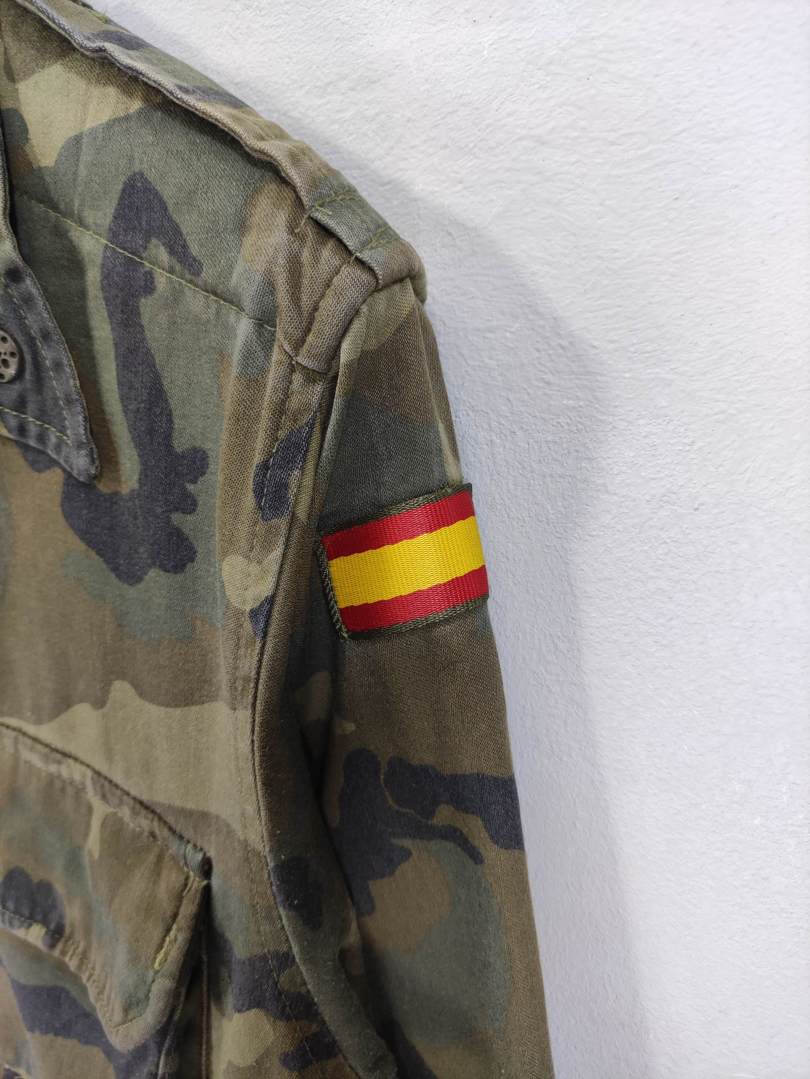 Vintage Vintage Spanish Army Camo Shirt Jacket Size US XL / EU 56 / 4 - 3 Thumbnail
