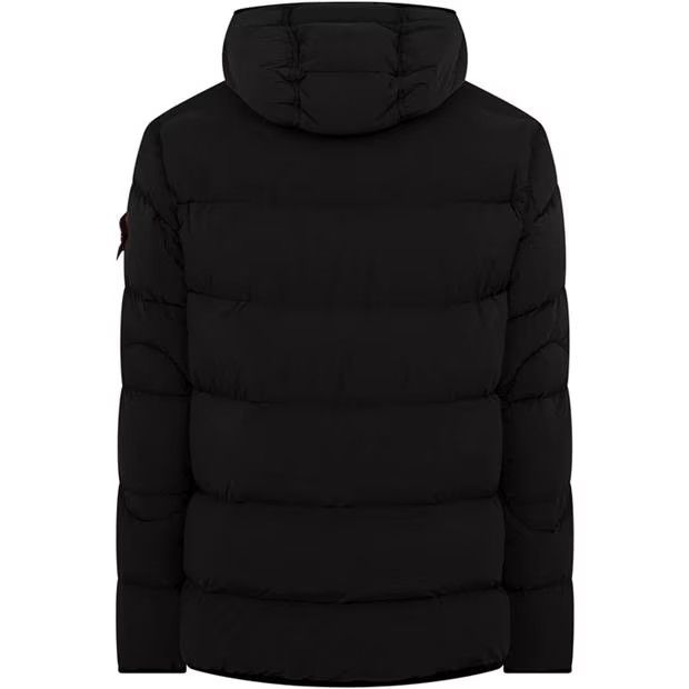 o1g2r1mq0624 Seamless Tunnel Down Jackets in Black