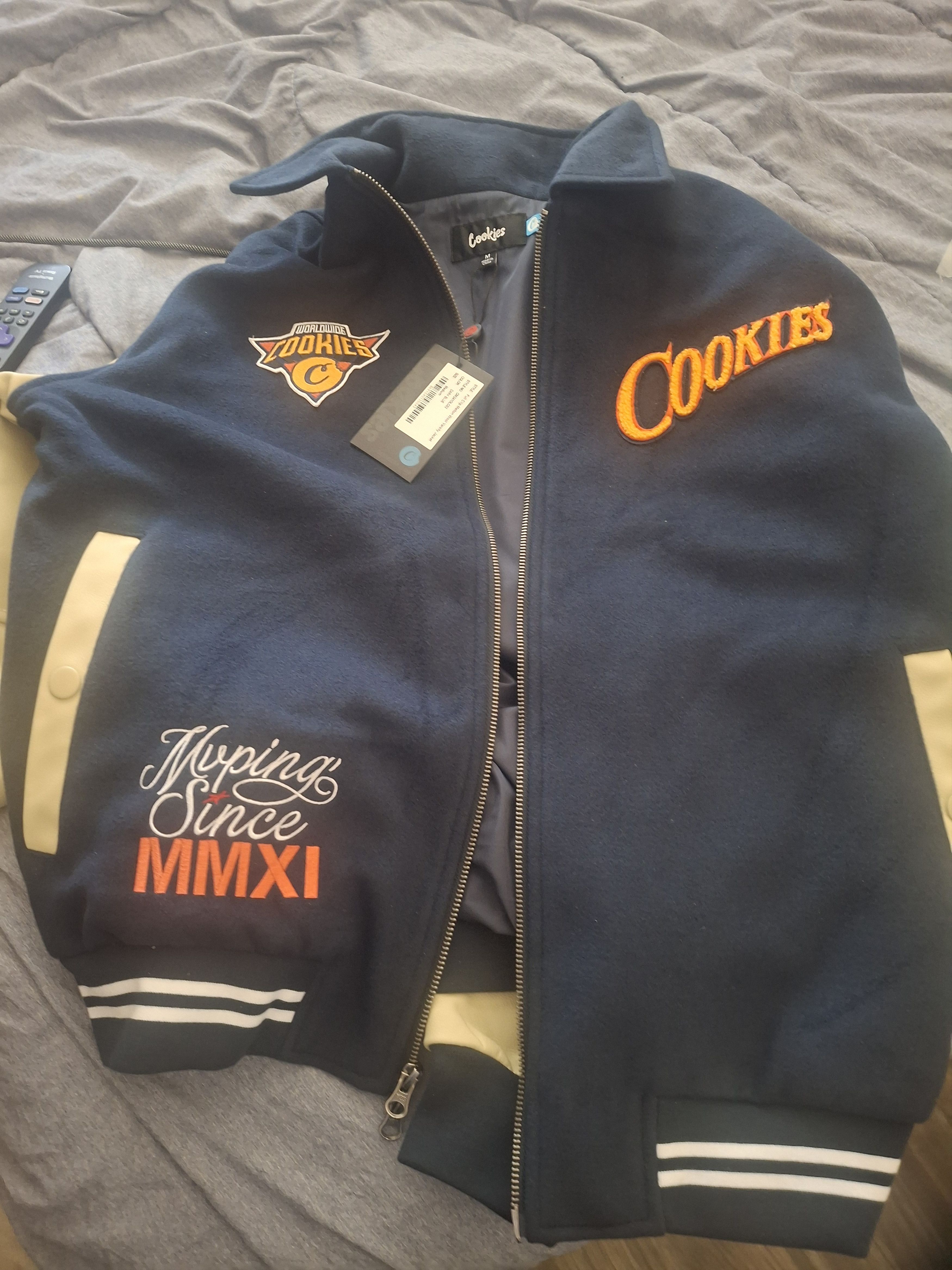 Cookies Full clip Melton will varsity jacket Size US M / EU 48-50 / 2 - 2 Thumbnail