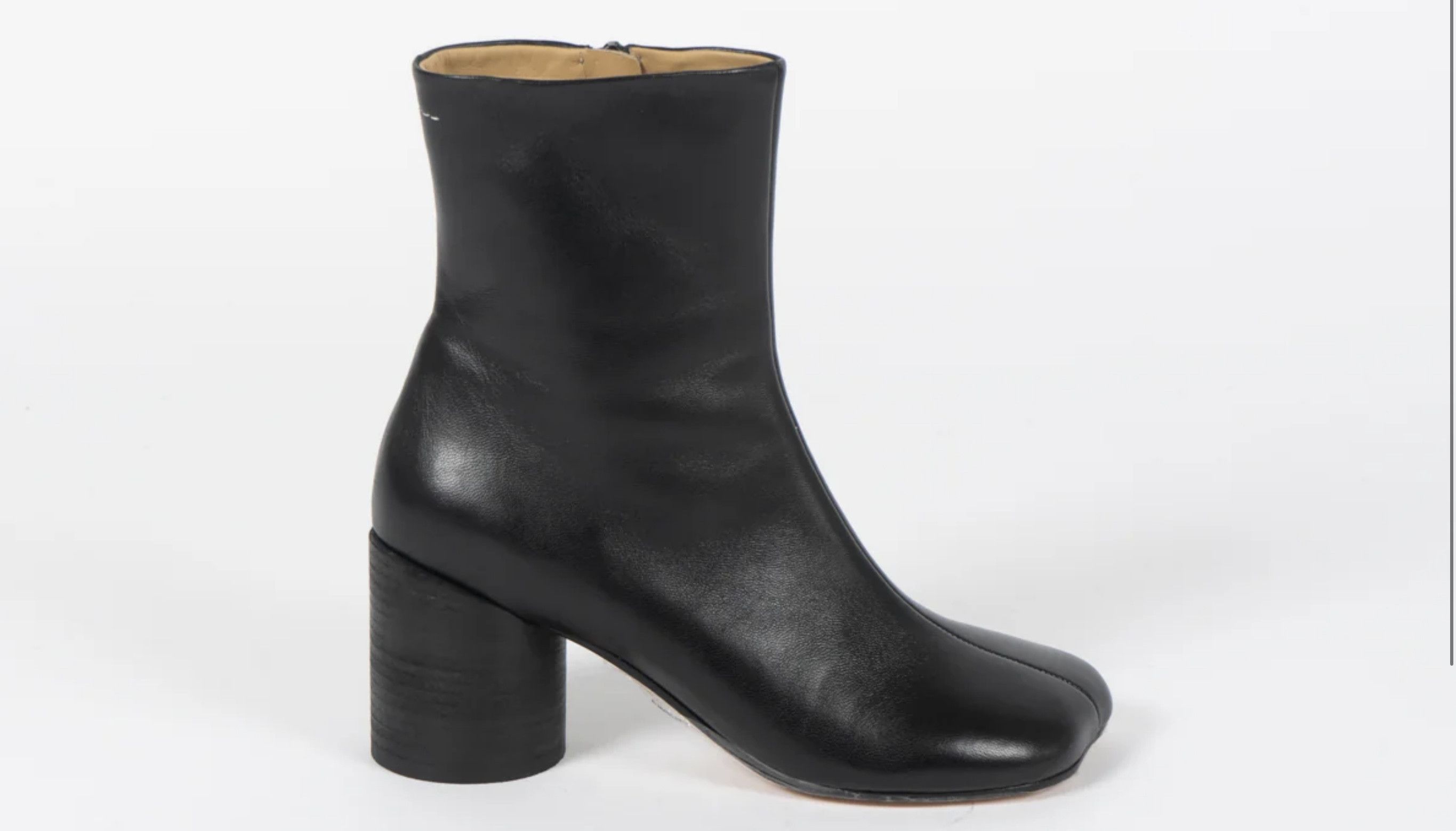 MM6 Anatomic Zip Ankle Boot Black Size US 5.5 / IT 35.5 - 3 Thumbnail
