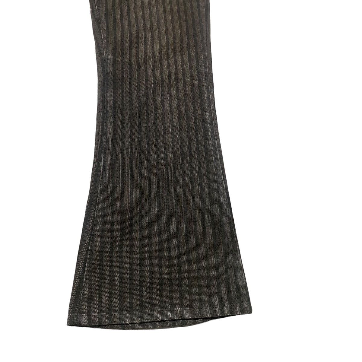 Japanese Brand RUPERT EDGE Striped Brown Flare Jeans Size US 32 / EU 48 - 8 Thumbnail