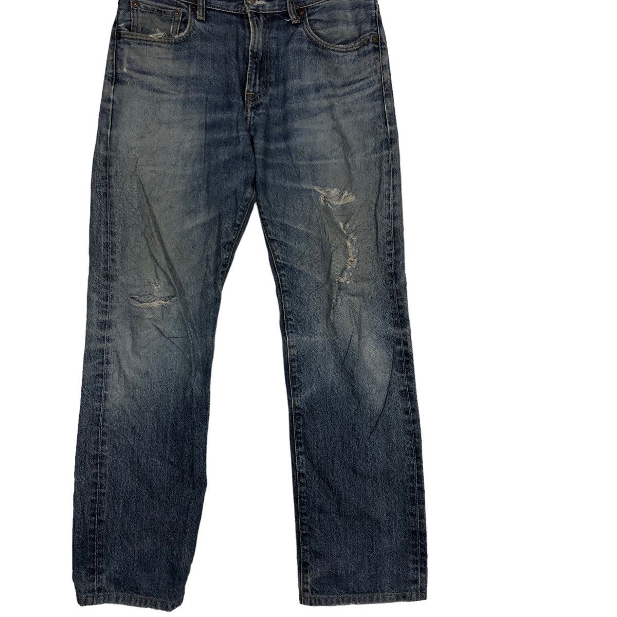 Japanese Brand 🔥RARE DISTRESSED DENIM UNIQLO JEANS JAPAN ISSEY MIYAKE Size US 29 - 5 Thumbnail
