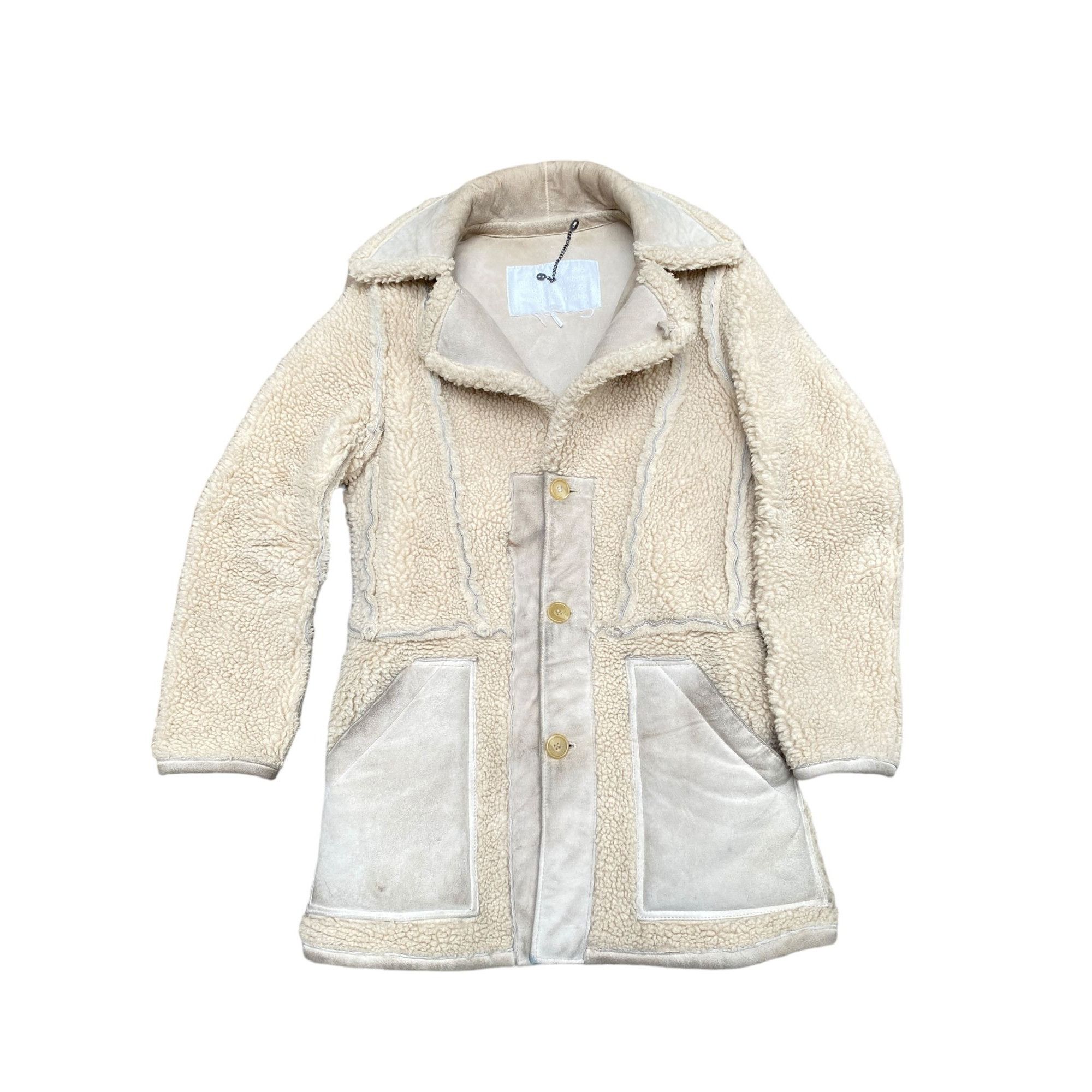 Maison Margiela Reversed Suede Shearling Jacket Size US S / EU 44-46 / 1 - 1 Thumbnail