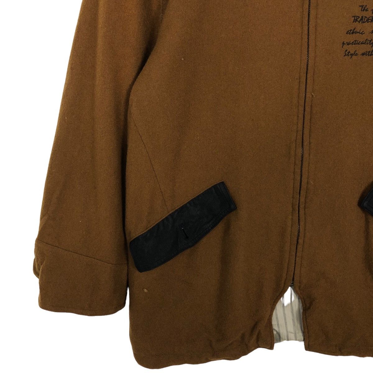 Japanese Brand 🔥90’s Wool Bomber Jacket Scolf For Men Issey Miyake Size US M / EU 48-50 / 2 - 3 Thumbnail