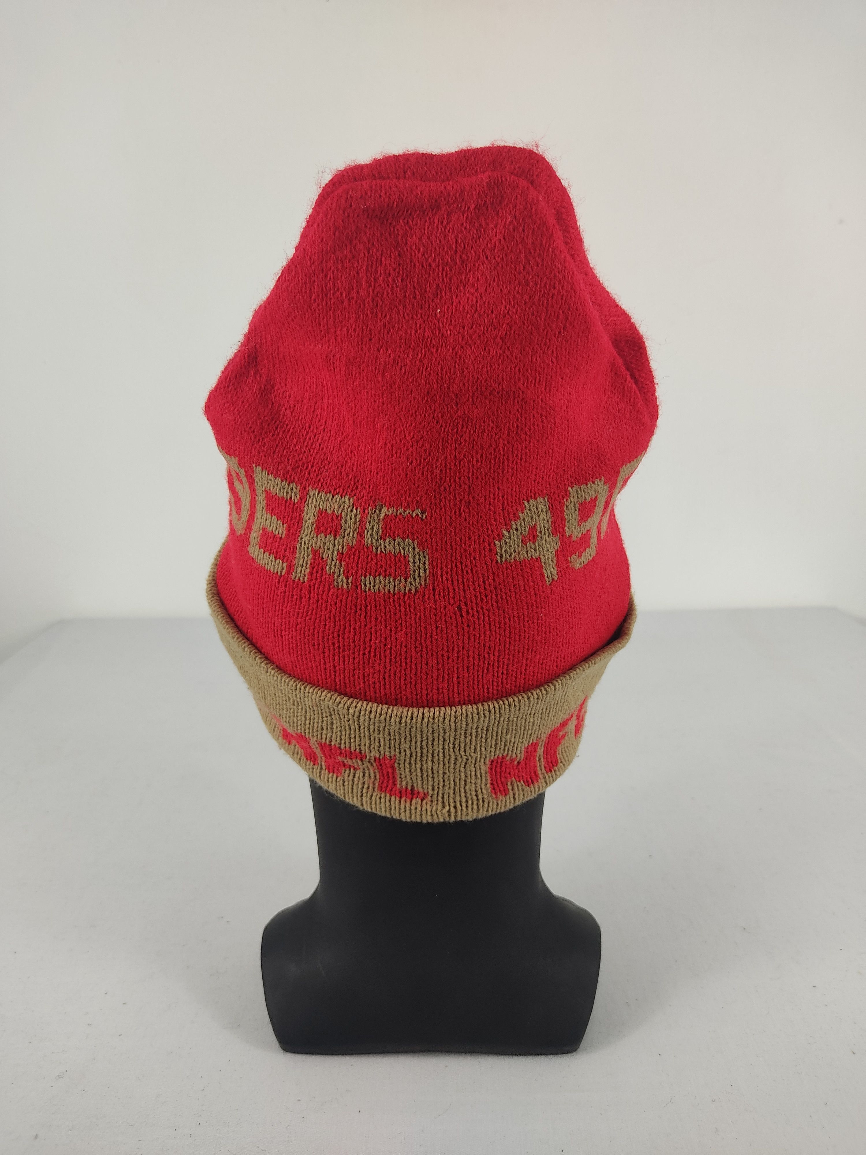 NFL × Vintage Vintage NFL 49ers Beanie / Snow Hat / Snow Cap Size ONE SIZE - 3 Thumbnail