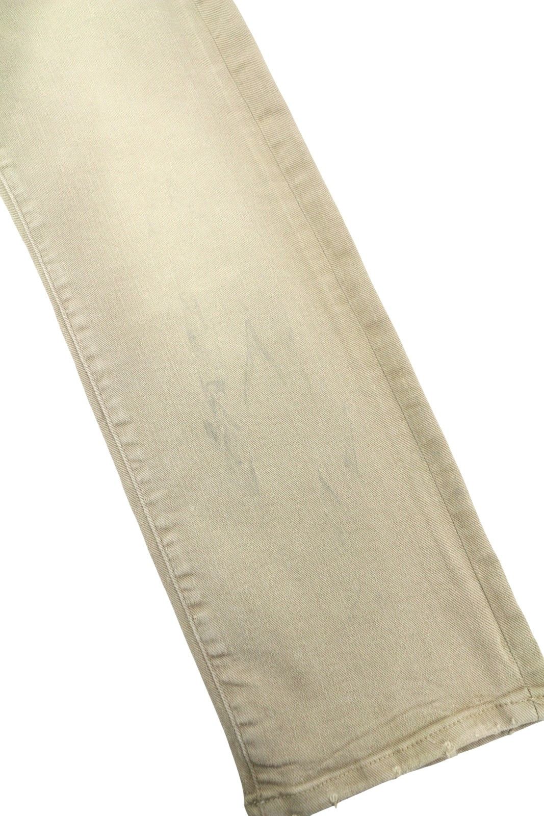 R13 W28 Beige Stretch Cropped Ankle Zipper Jeans 88829 Size 28" / US 6 / IT 42 - 9 Thumbnail