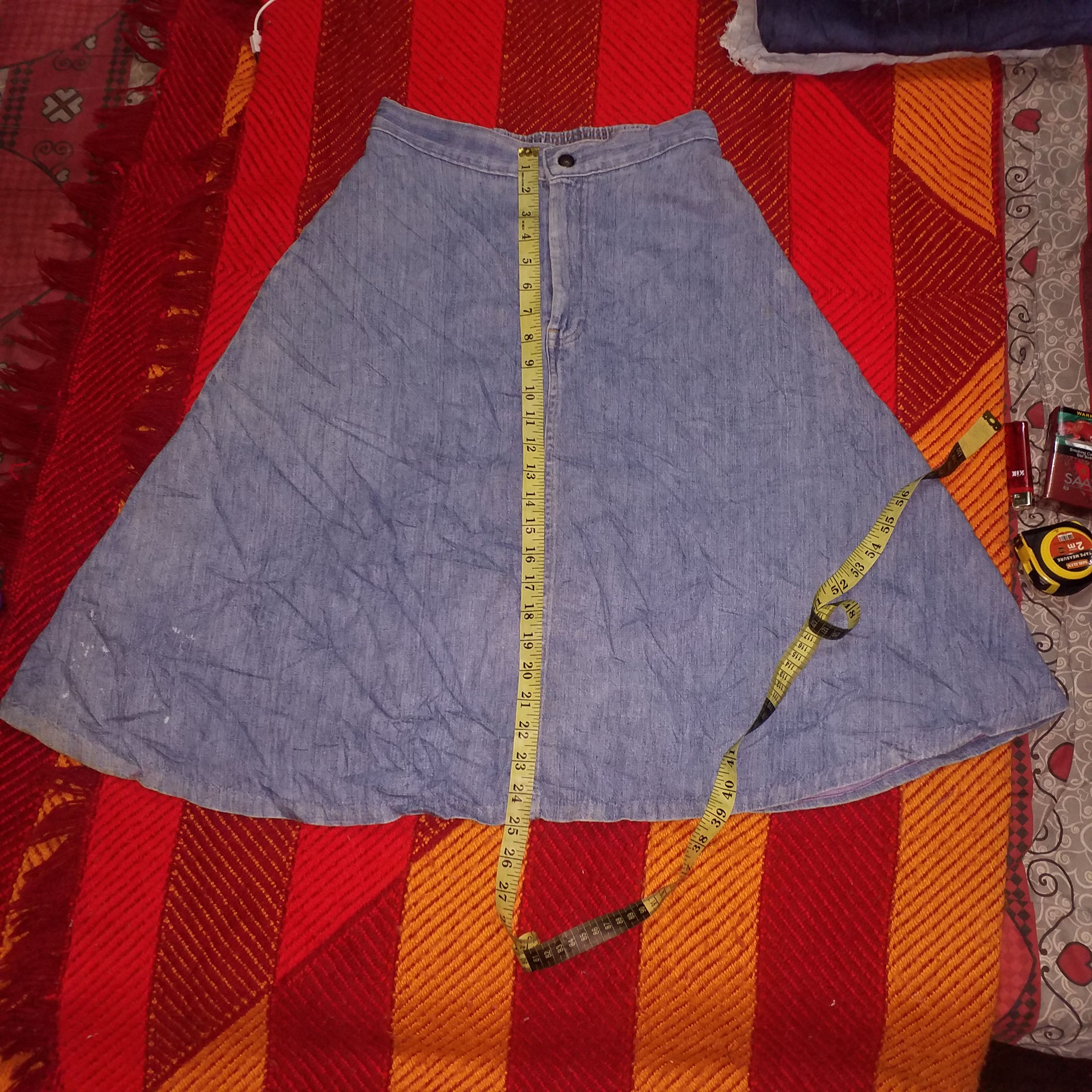 Levi's Vintage Clothing × Vintage LEVIS VINTAGE ORANGE TAB MAXI SKIRT GOOD FOR COLLECTOR Size 26" / US 2 / IT 38 - 1 Thumbnail
