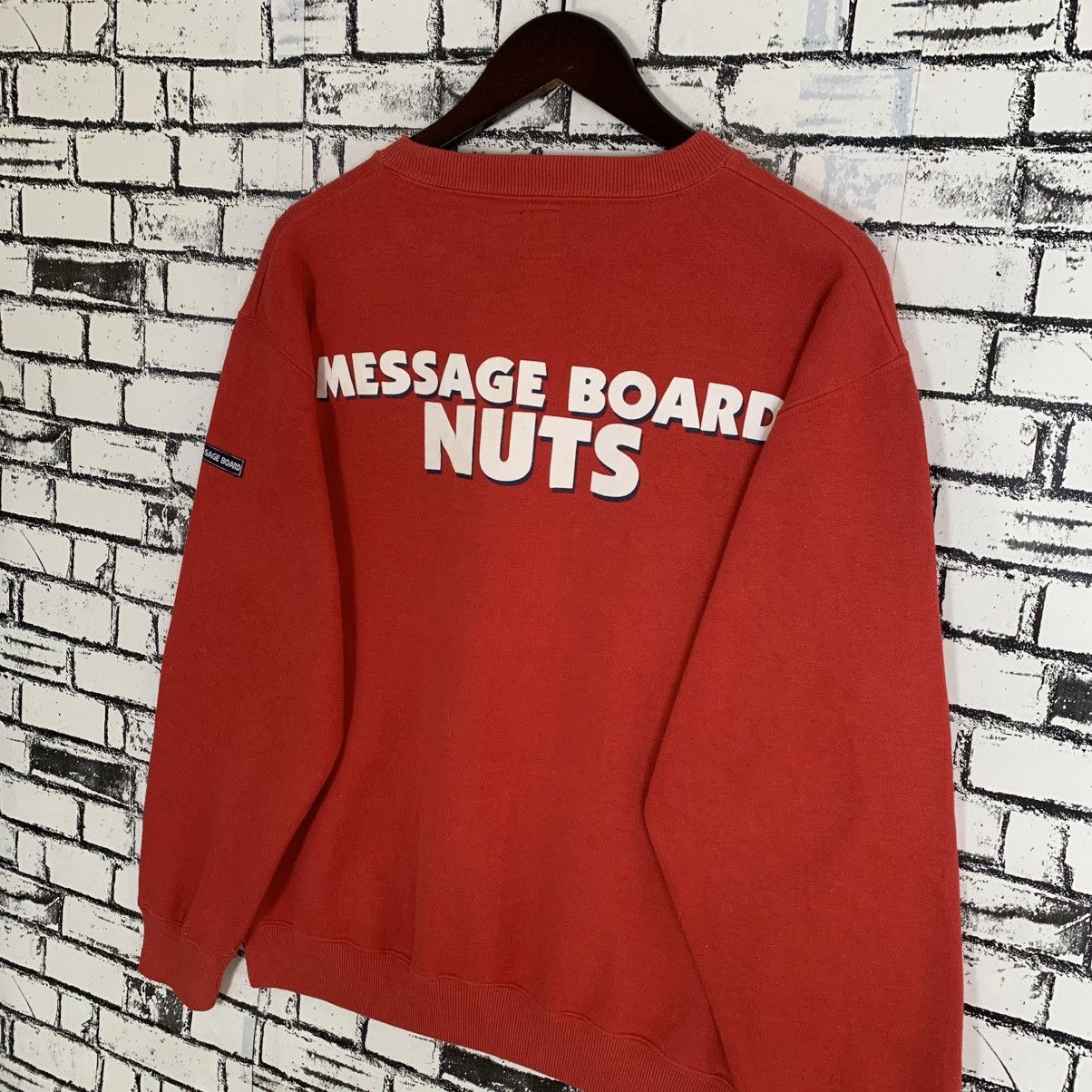 Other Vintage Message Board Nuts Sweatshirt Size US M / EU 48-50 / 2 - 6 Thumbnail